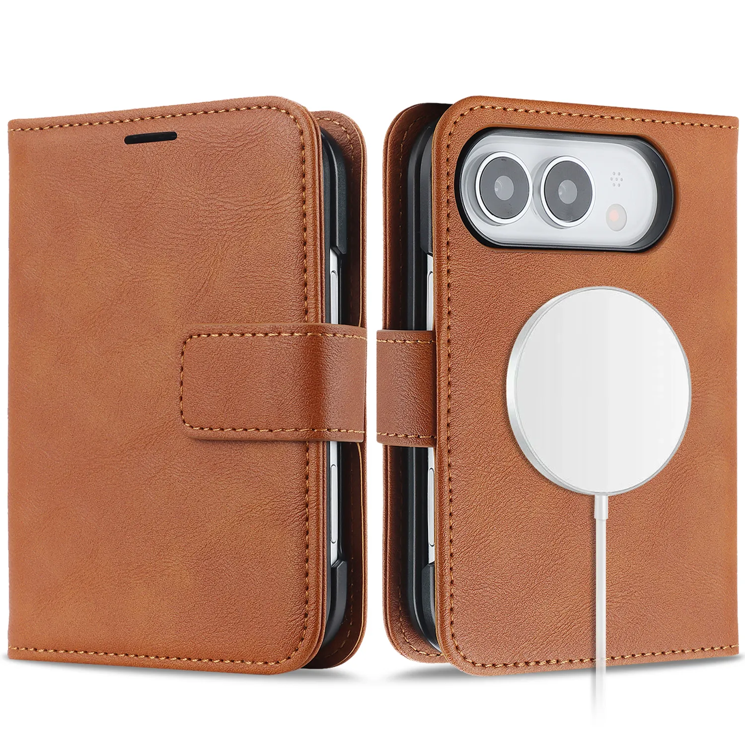 arktis Duo Classic Folio iPhone Hülle Kunstleder Kartenfach