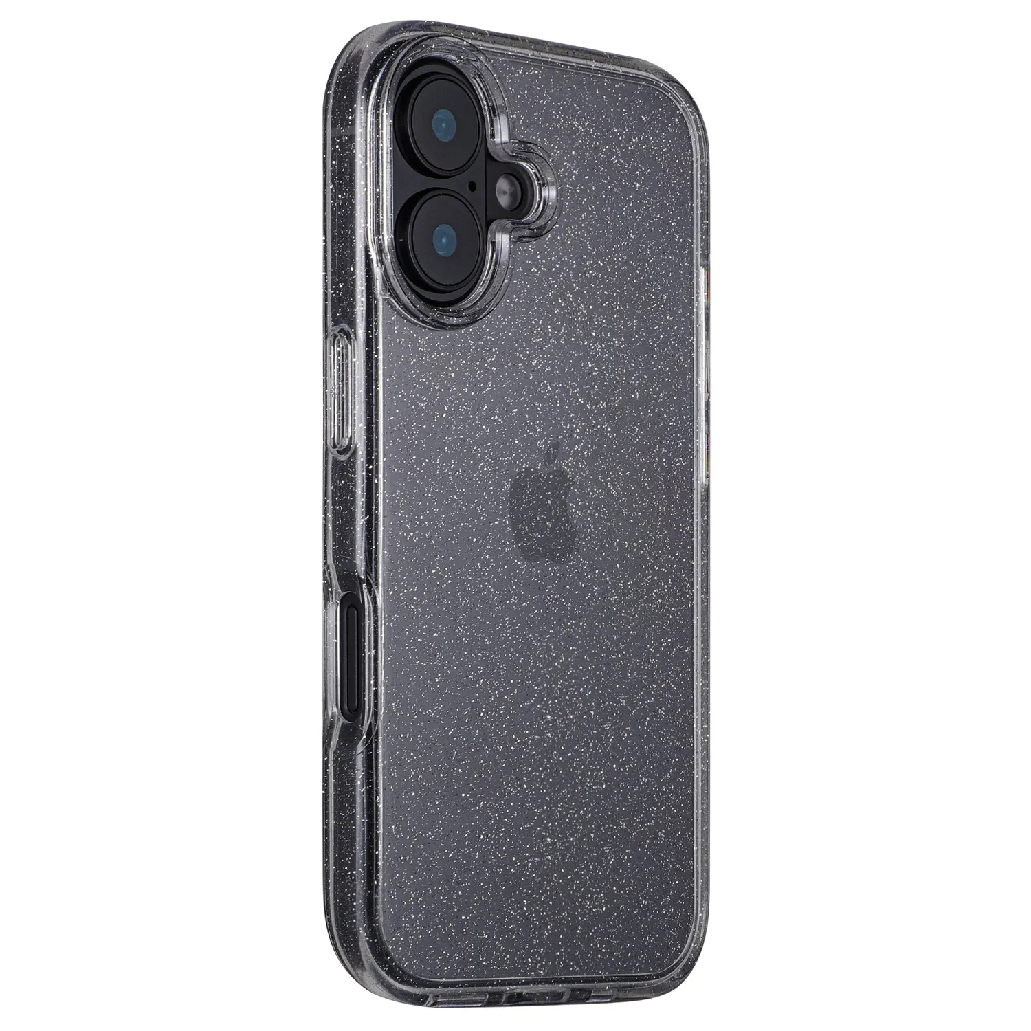 arktis Glitter iPhone 16 Plus Hülle transparent Glitzer