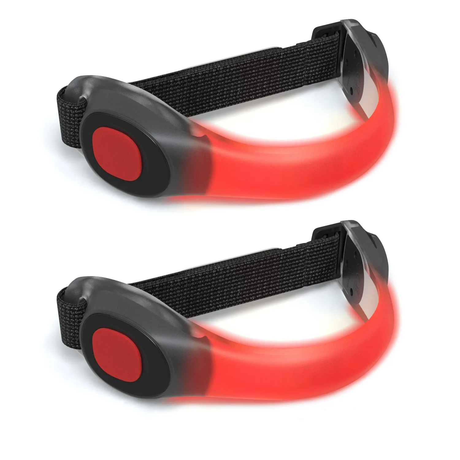 EAZY CASE LED Armband 2er-Set Leuchtband Grün