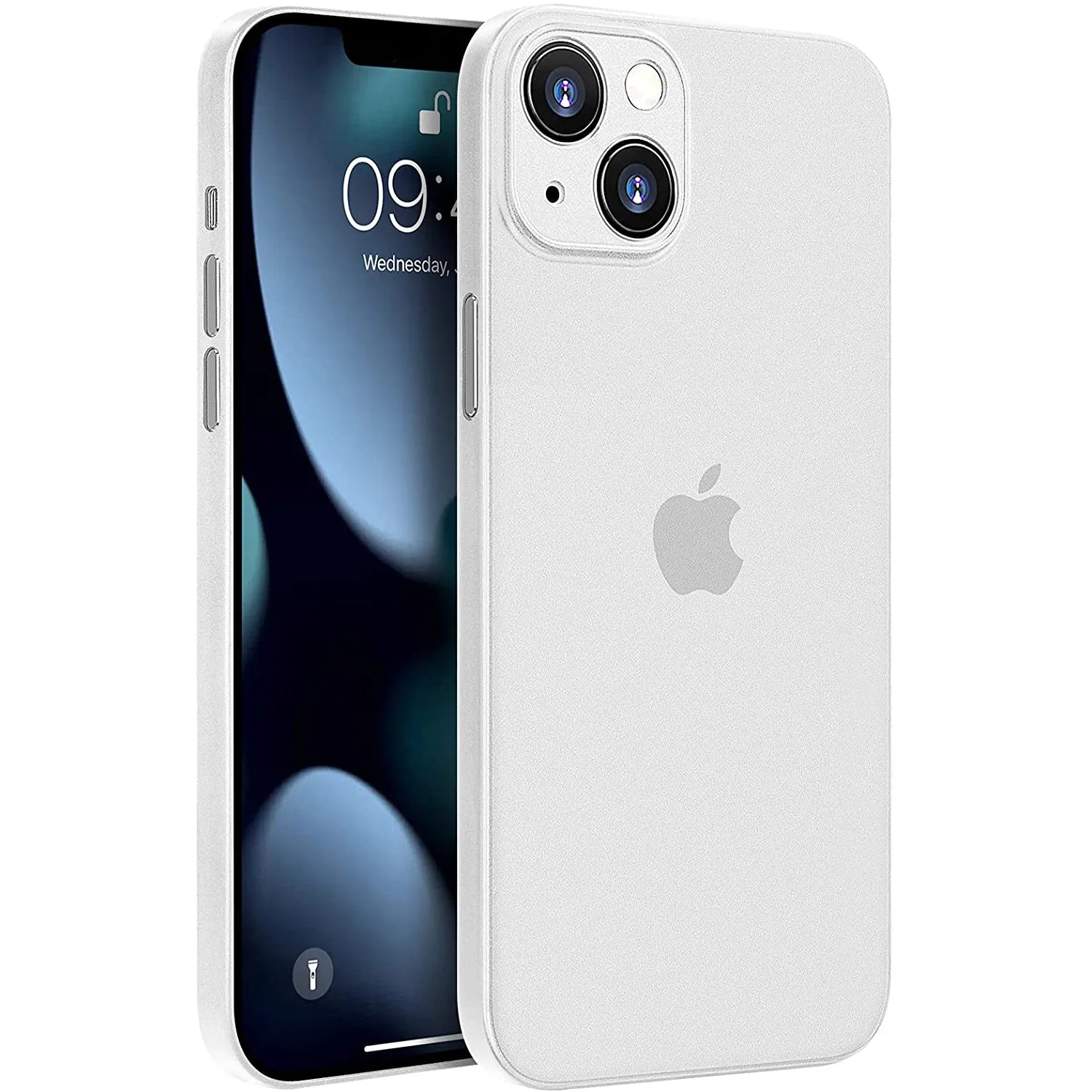 arktis iPhone 13 mini Hülle ultradünn Schwarz-Transparent