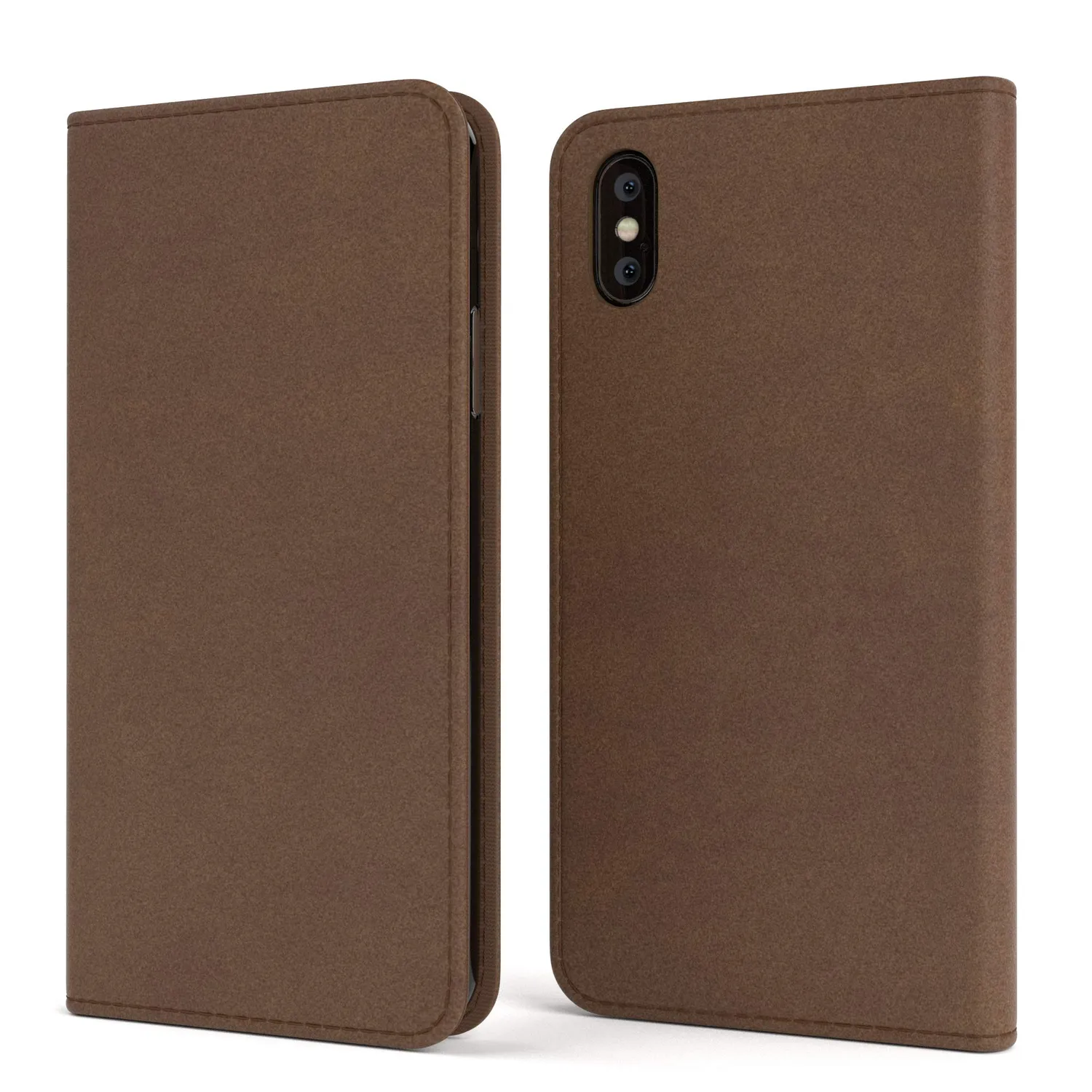 EAZY CASE Book iPhone XS Max Klapphülle Schwarz Kartenfach