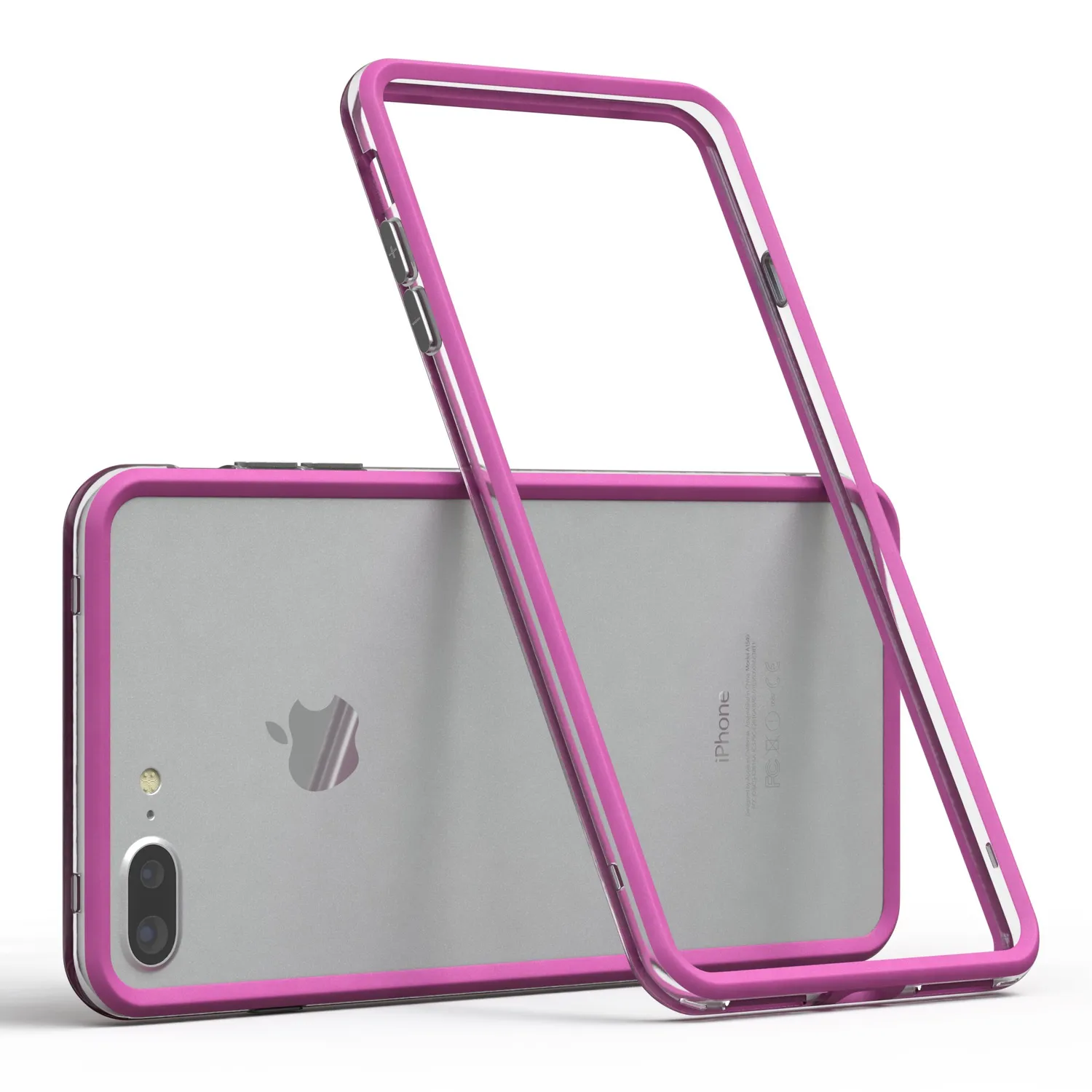 EAZY CASE Bumper für iPhone 7 Plus / 8 Plus Braun
