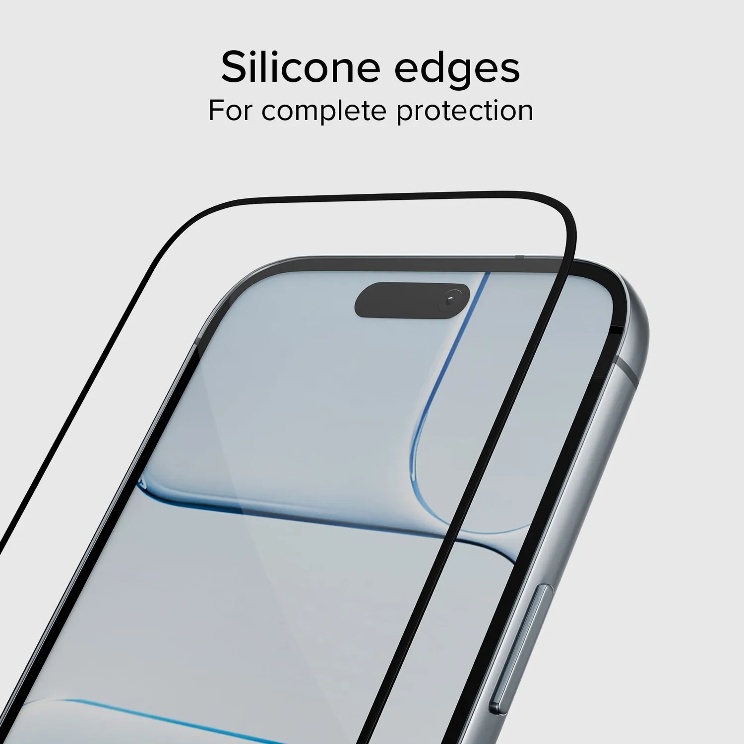 SBS iPhone Air Panzerglas Full Cover schwarz stoßfest