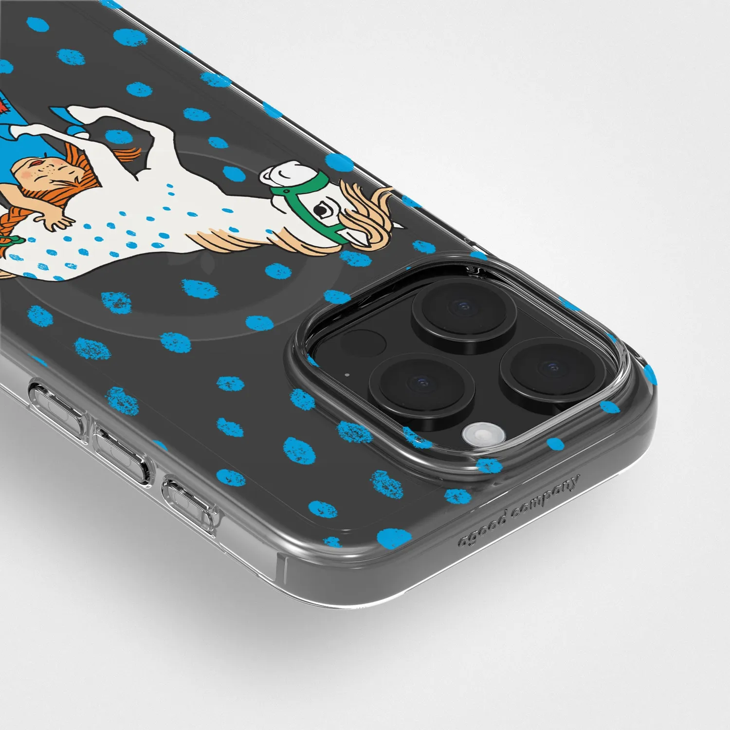 agood company CLRPRTCT iPhone 15 Pro Handyhülle Carrying Horse klar