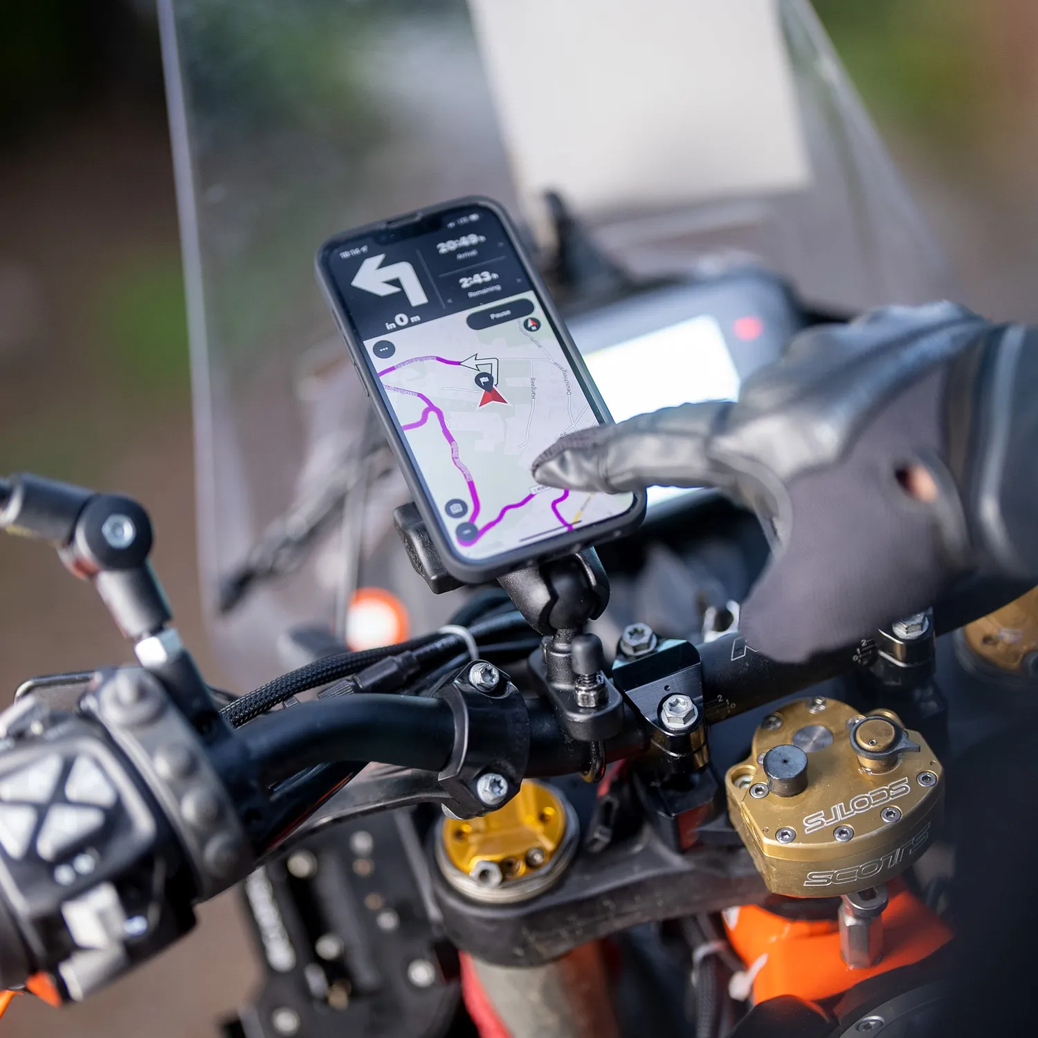 SP Connect Ballhead Mount Pro Motorrad Halterung RAM-Adapter