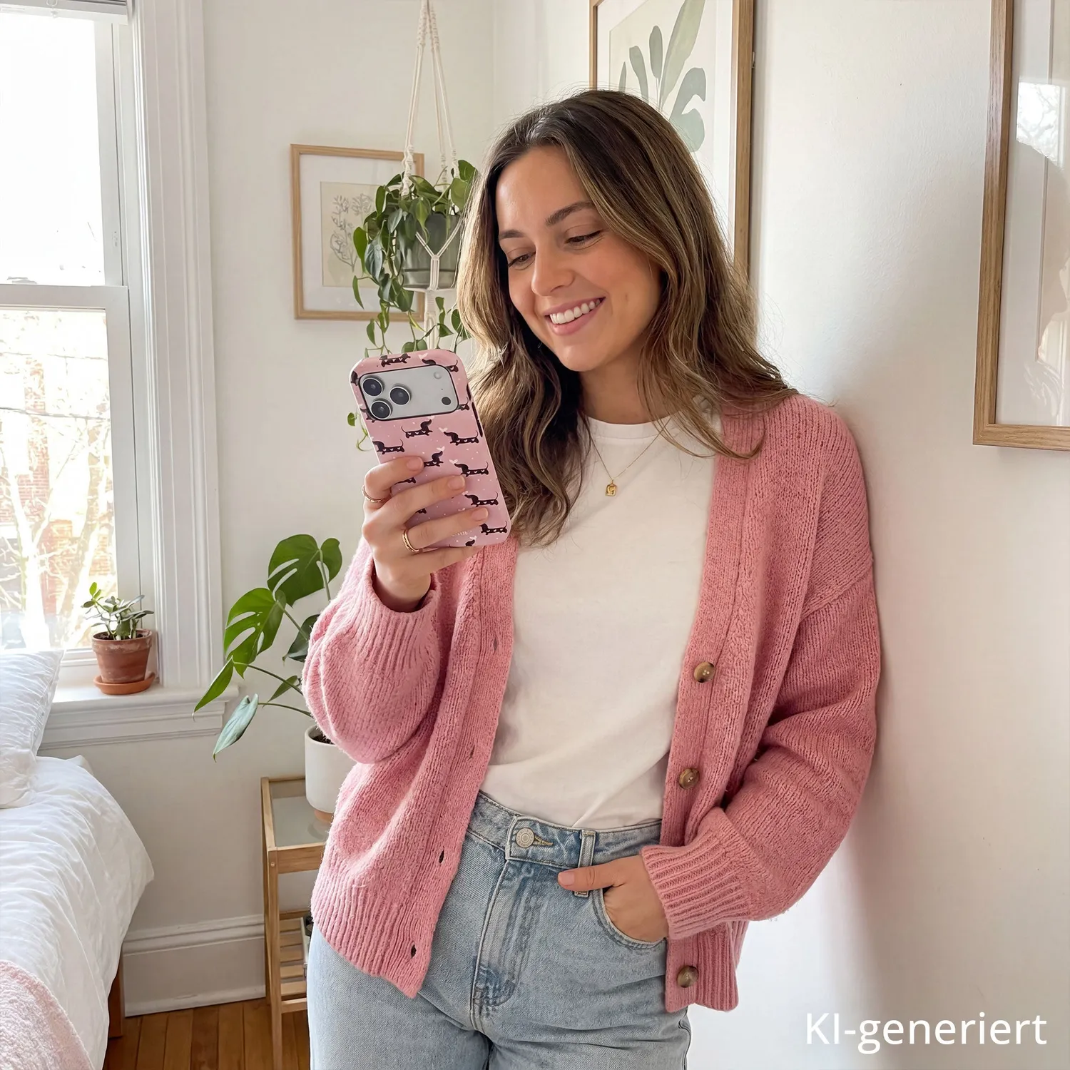 arktis Dackel Love iPhone 16 Pro Hülle MagSafe stoßfest