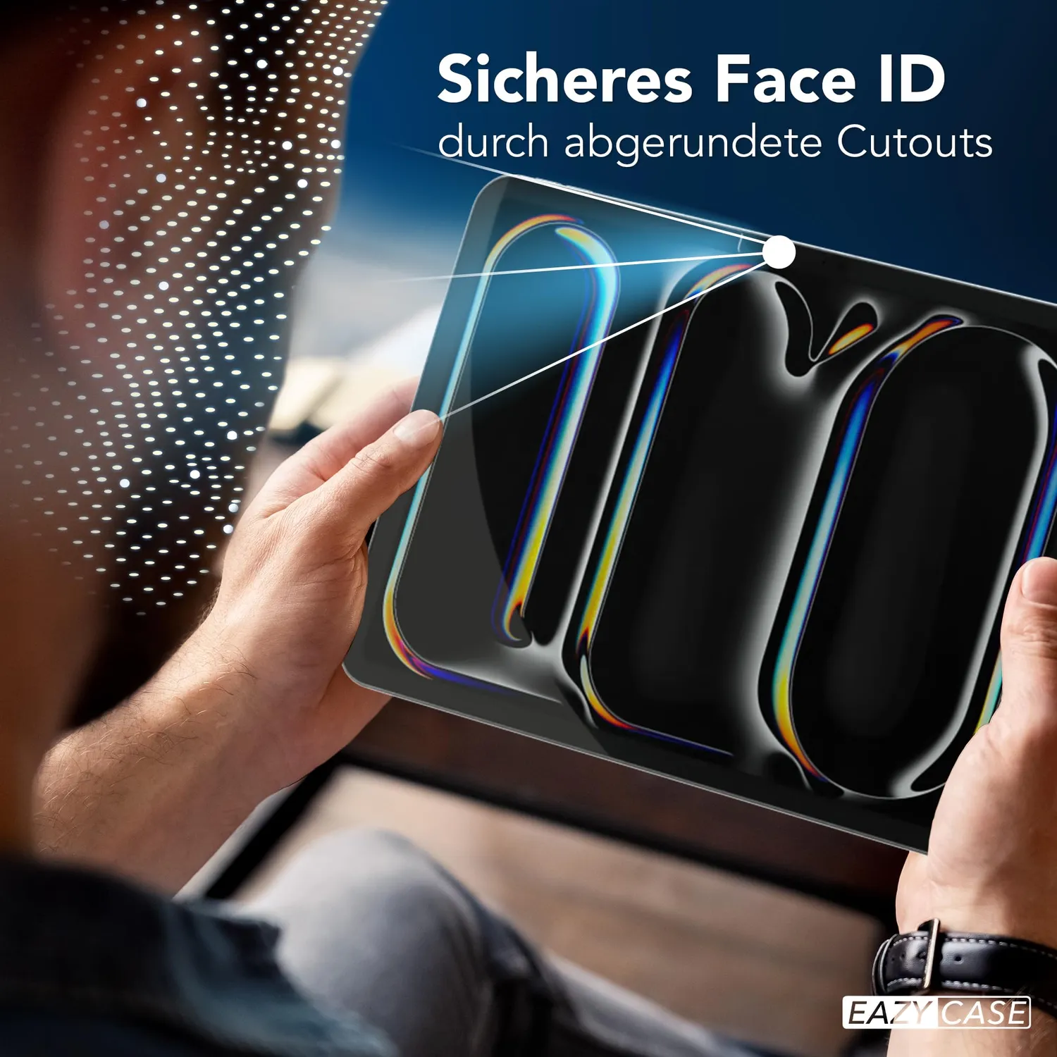 EAZY CASE iPad Pro 11 2024 Glasfolie transparent 9H