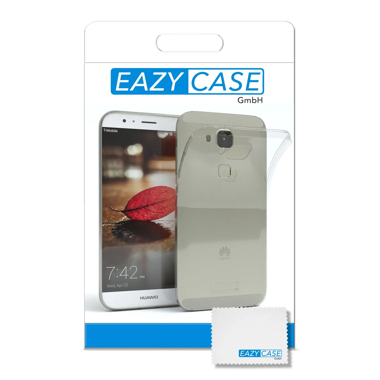 EAZY CASE Huawei Ascend G620s Silikonhülle Transparent ultradünn