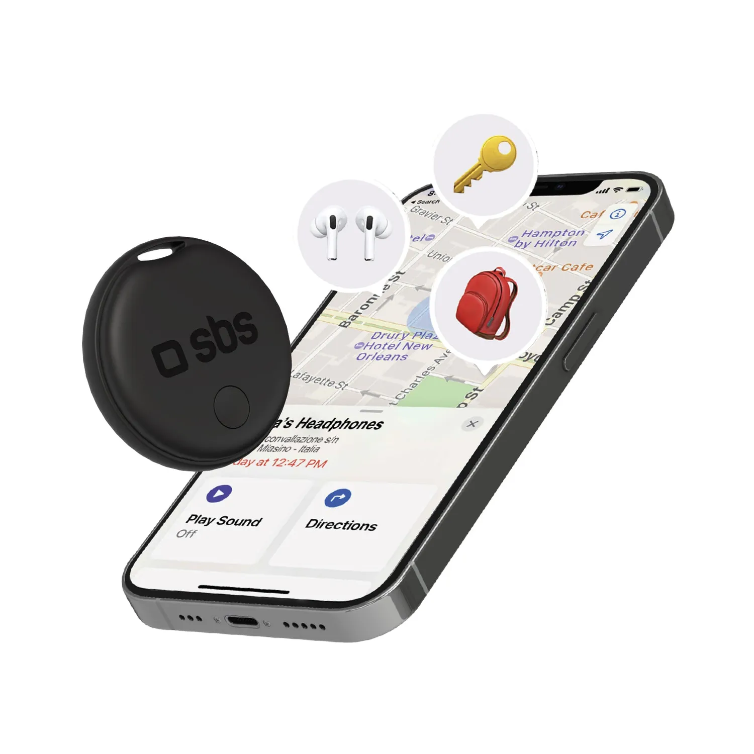 SBS Track My Circle Tracker Apple Find My