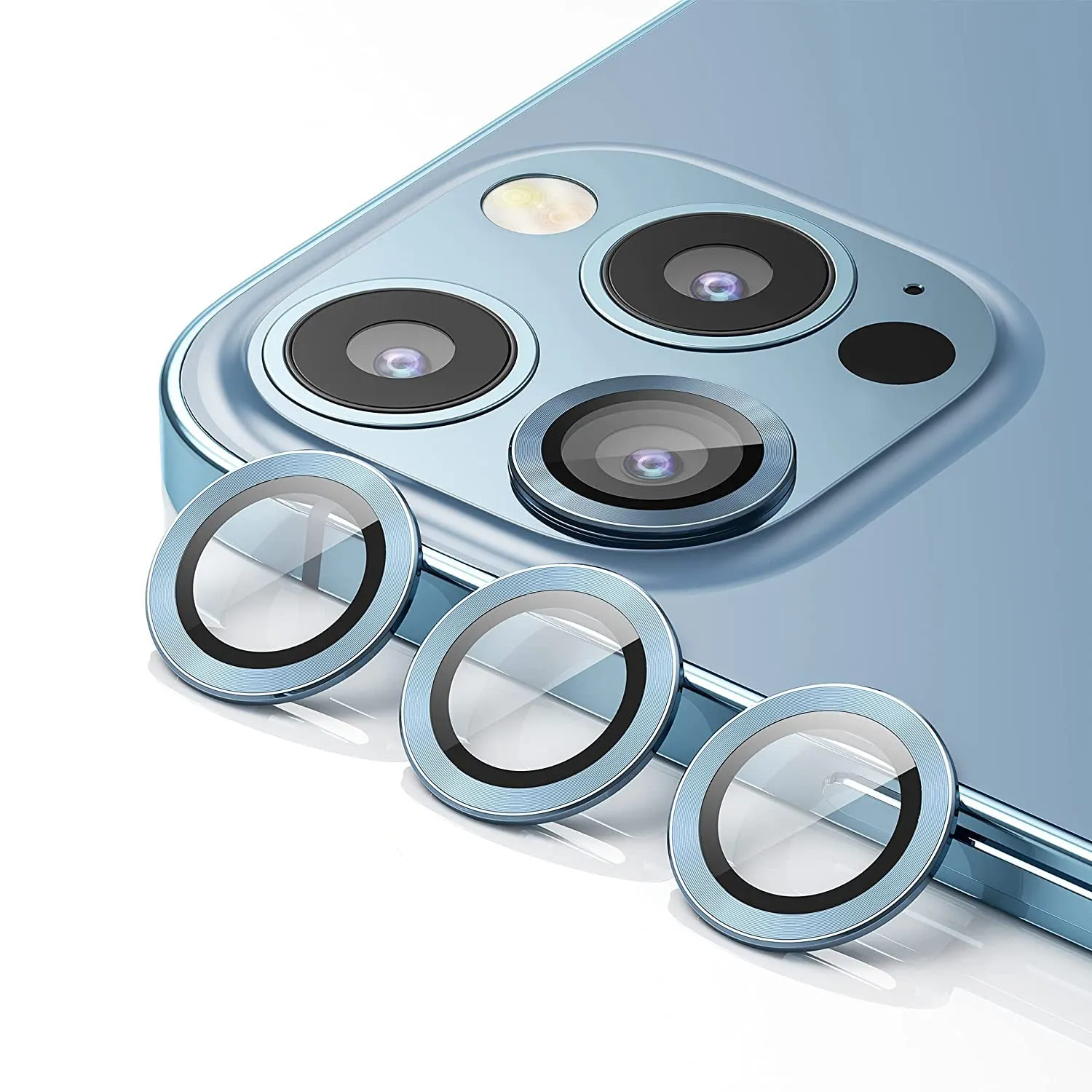 arktis iPhone 13 Pro Lens Protector Schwarz 3er