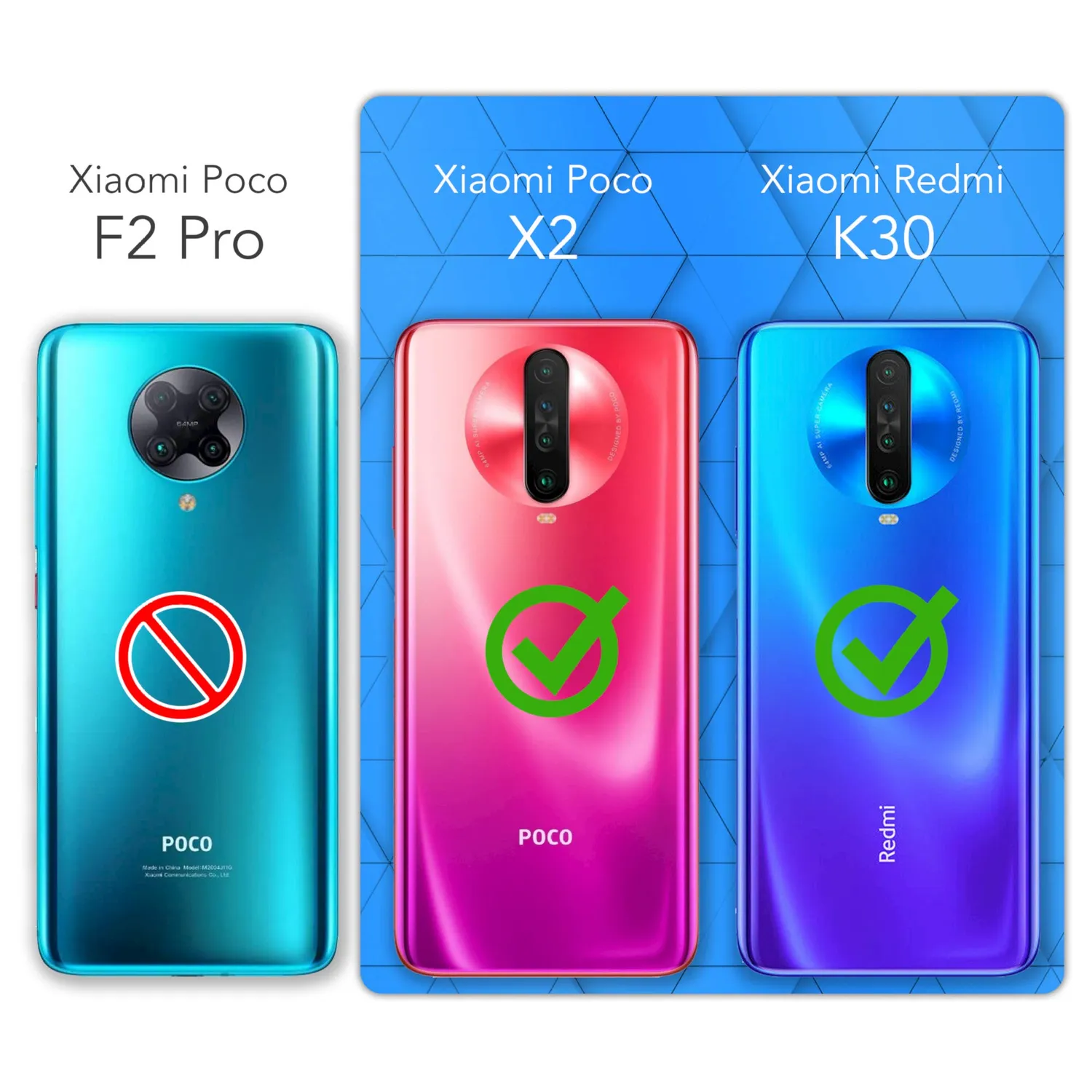 EAZY CASE Silikonhülle Xiaomi Poco X2 Transparent ultradünn