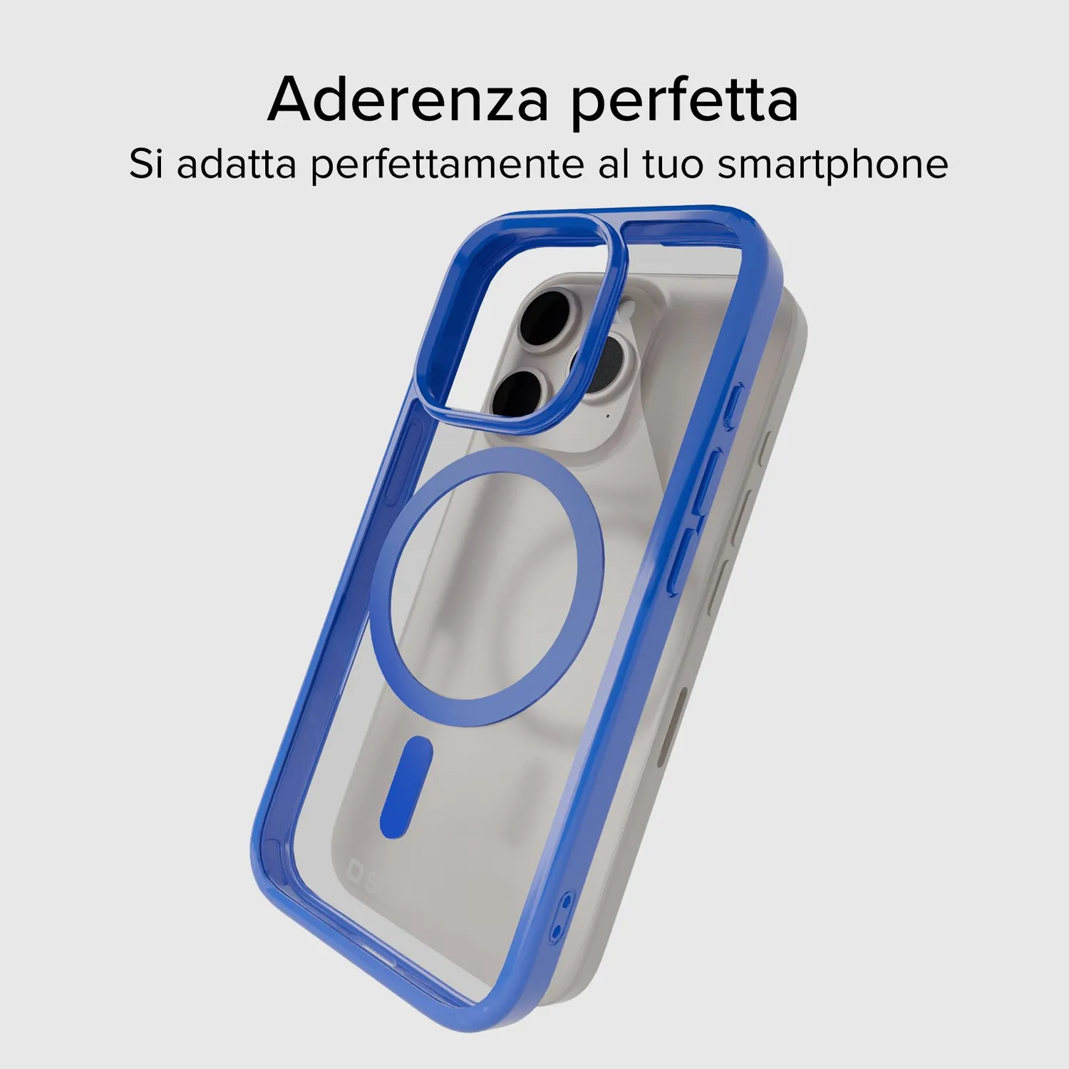 SBS iPhone 15 Pro Hülle transparent MagSafe farbig