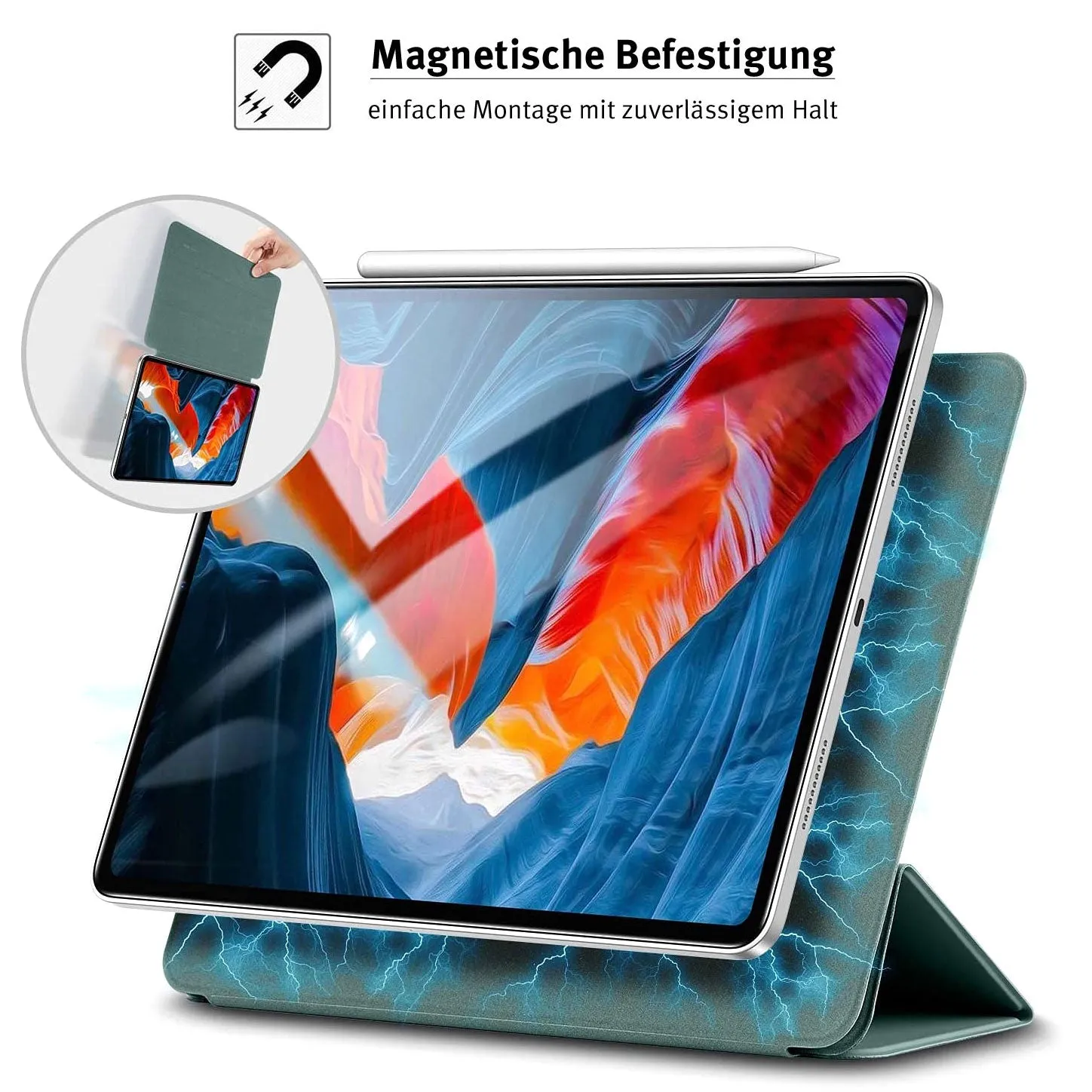 arktis Smart Case 2.0 iPad Pro 12,9 Hülle Schwarz