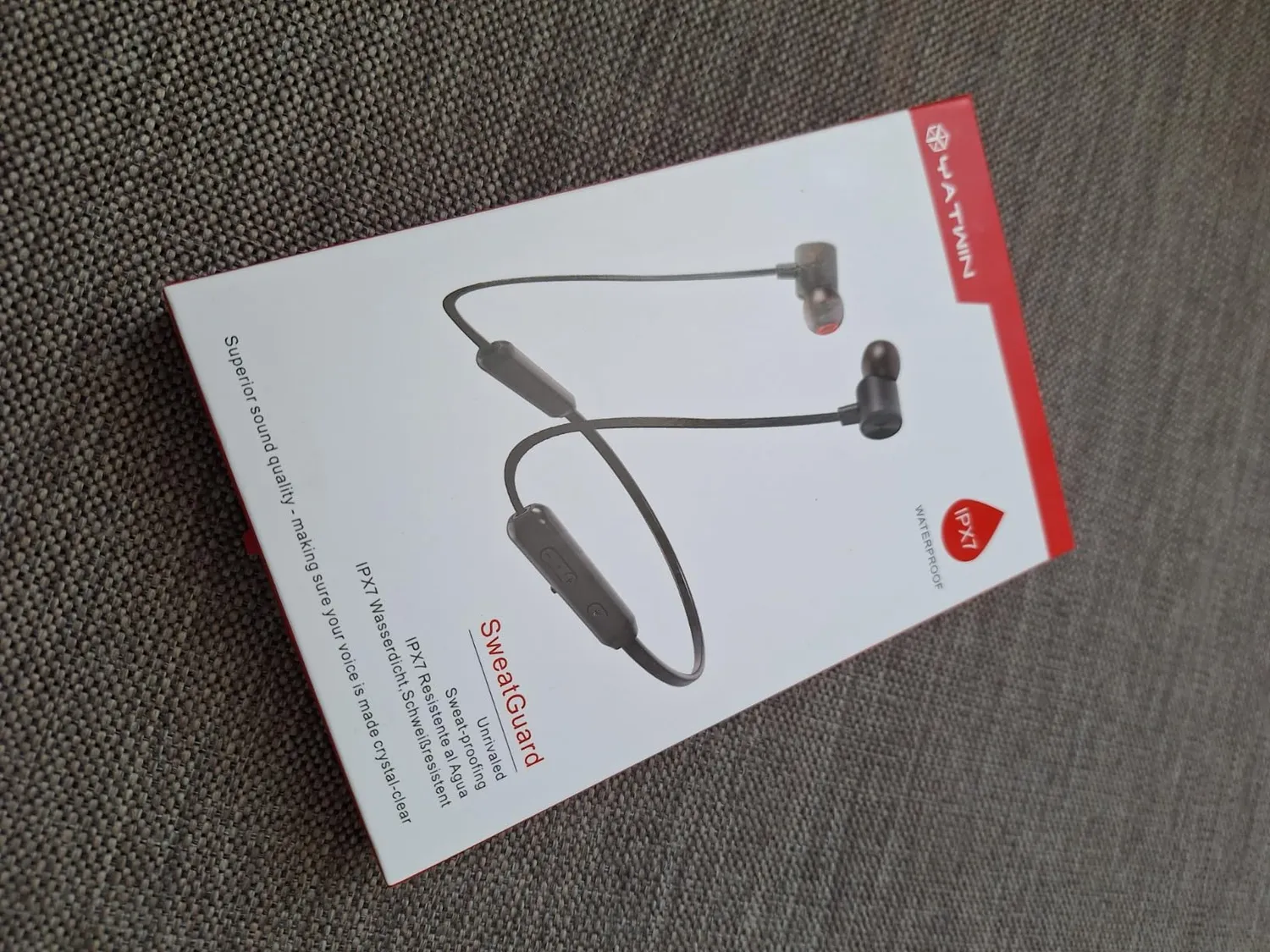 YATWIN Sport Bluetooth Kopfhörer In-Ear Schwarz IPX7