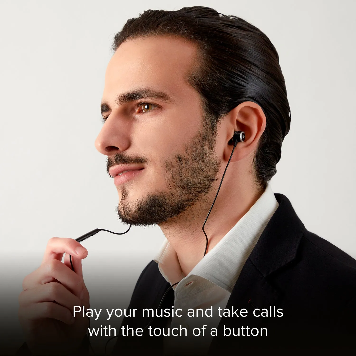 SBS Studio Mix 100c In-Ear-Kopfhörer USB-C Schwarz mit Mikrofon