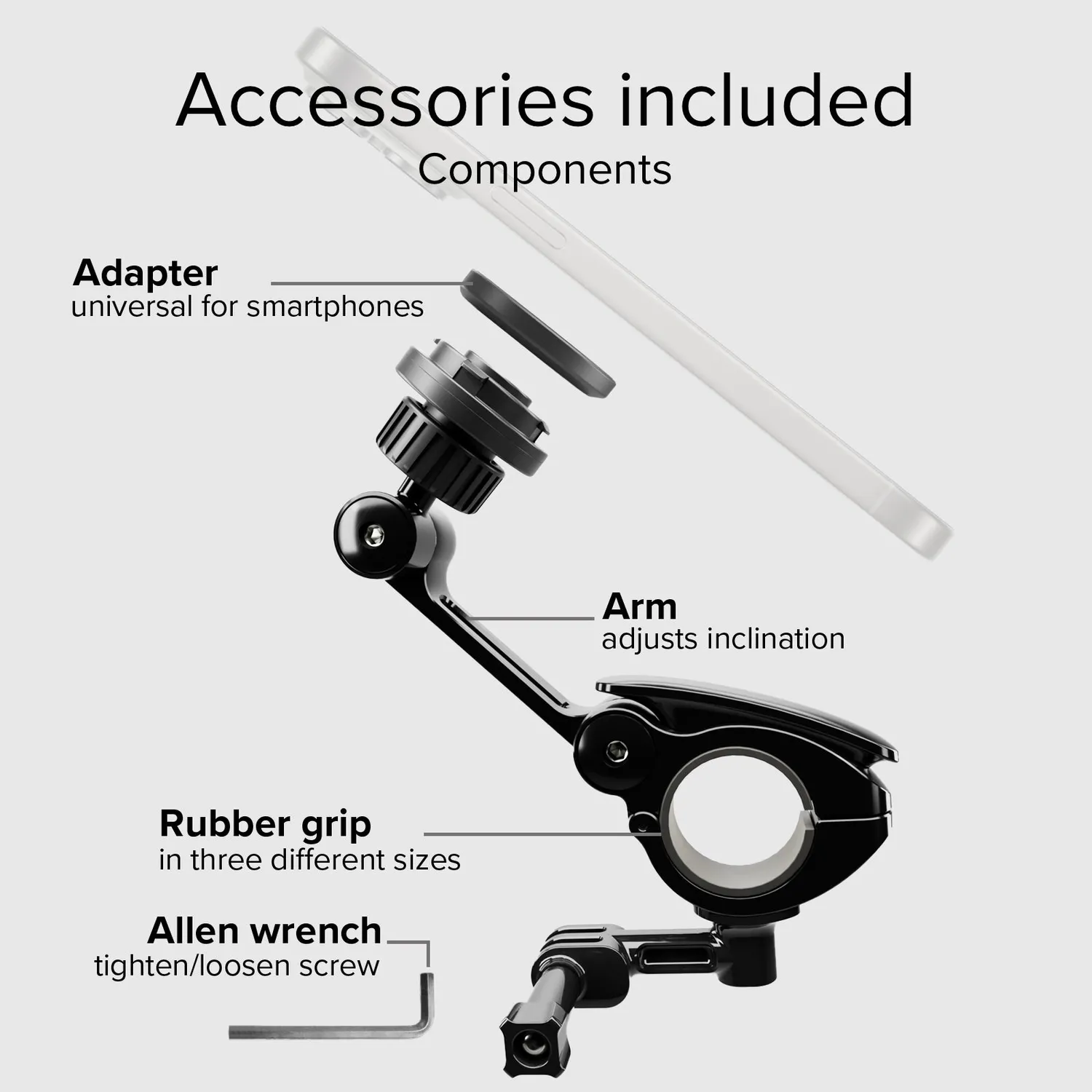 SBS Lock Pro Motorrad Handyhalterung Lenker