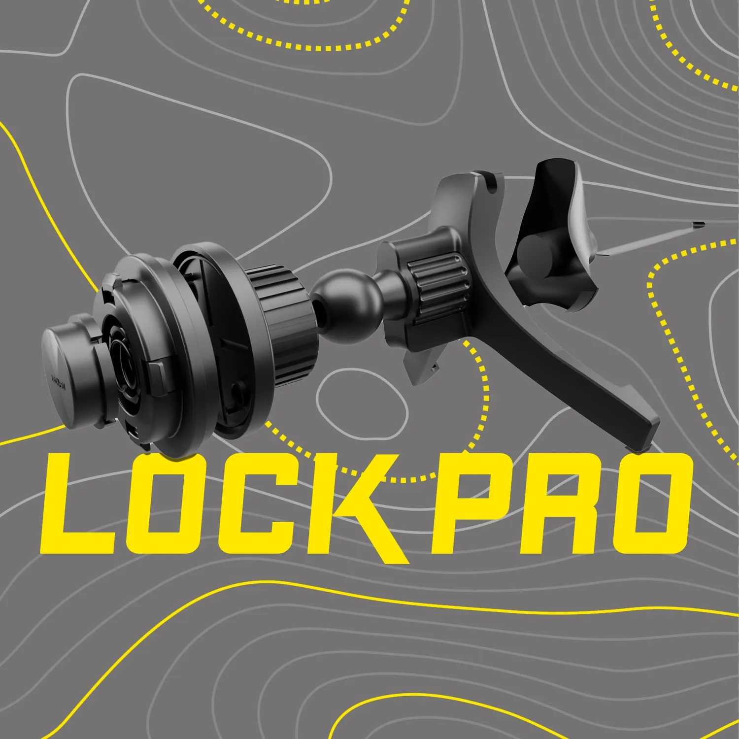 SBS LockPro Autohalter Lüftung Handy 360° drehbar