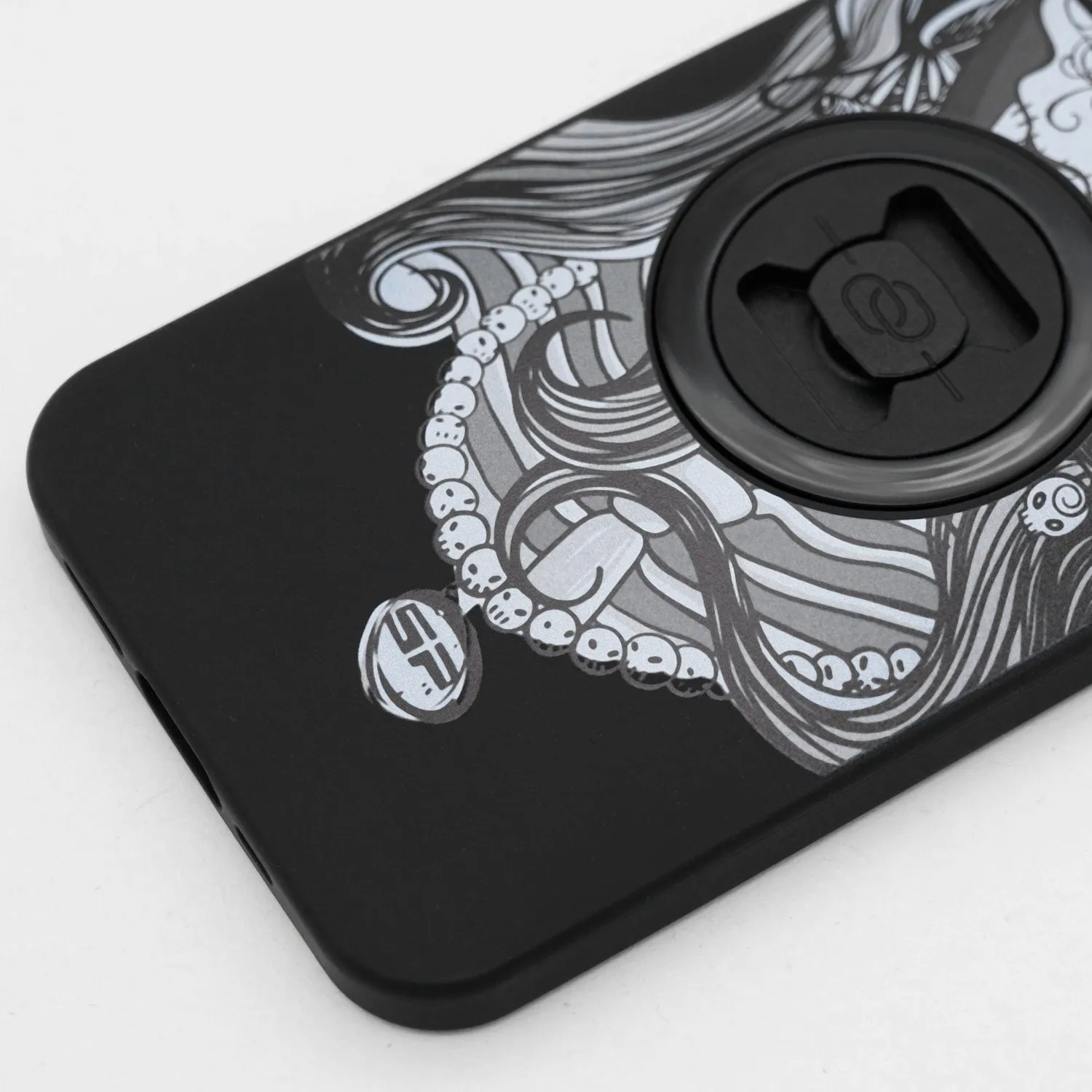 SP Connect Edition Sugar Skull Handyhülle Weiß mit Halterung
