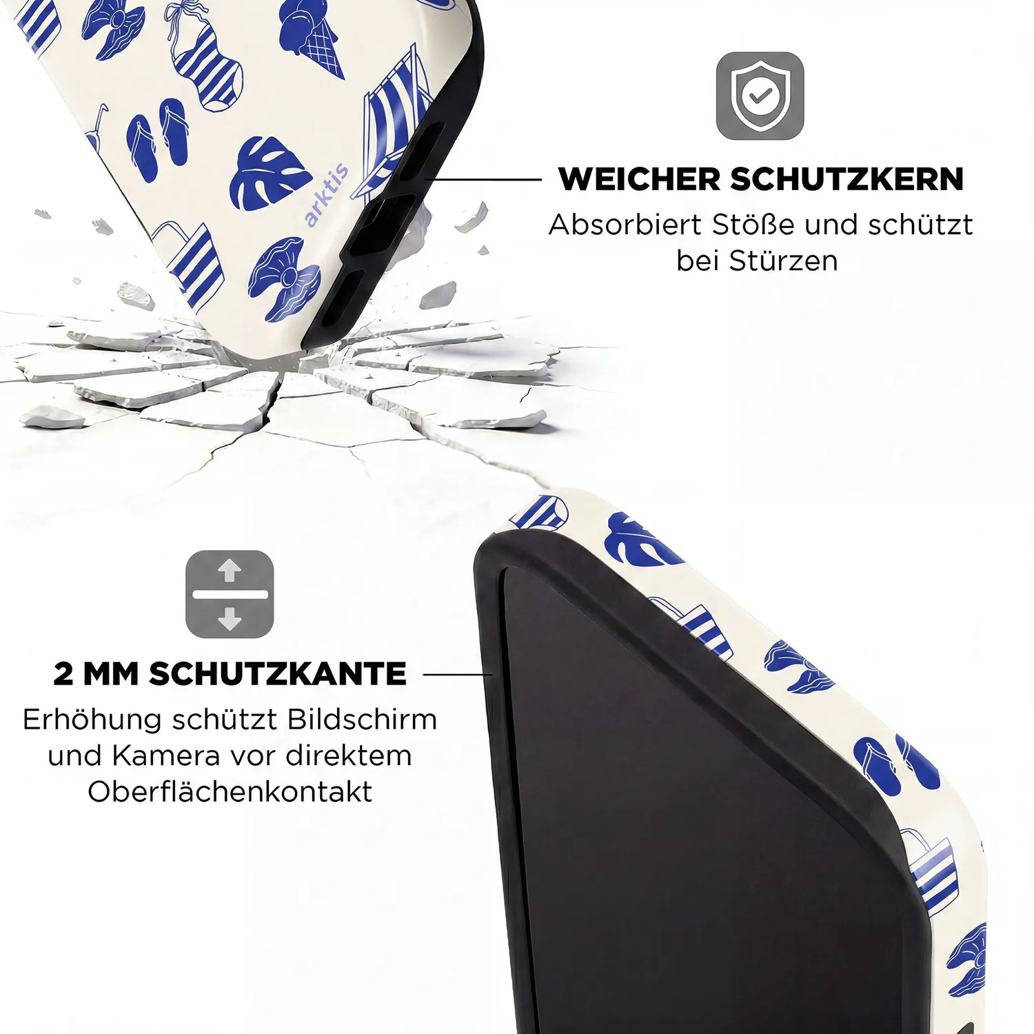 arktis Beach iPhone 17e Hülle MagSafe Print