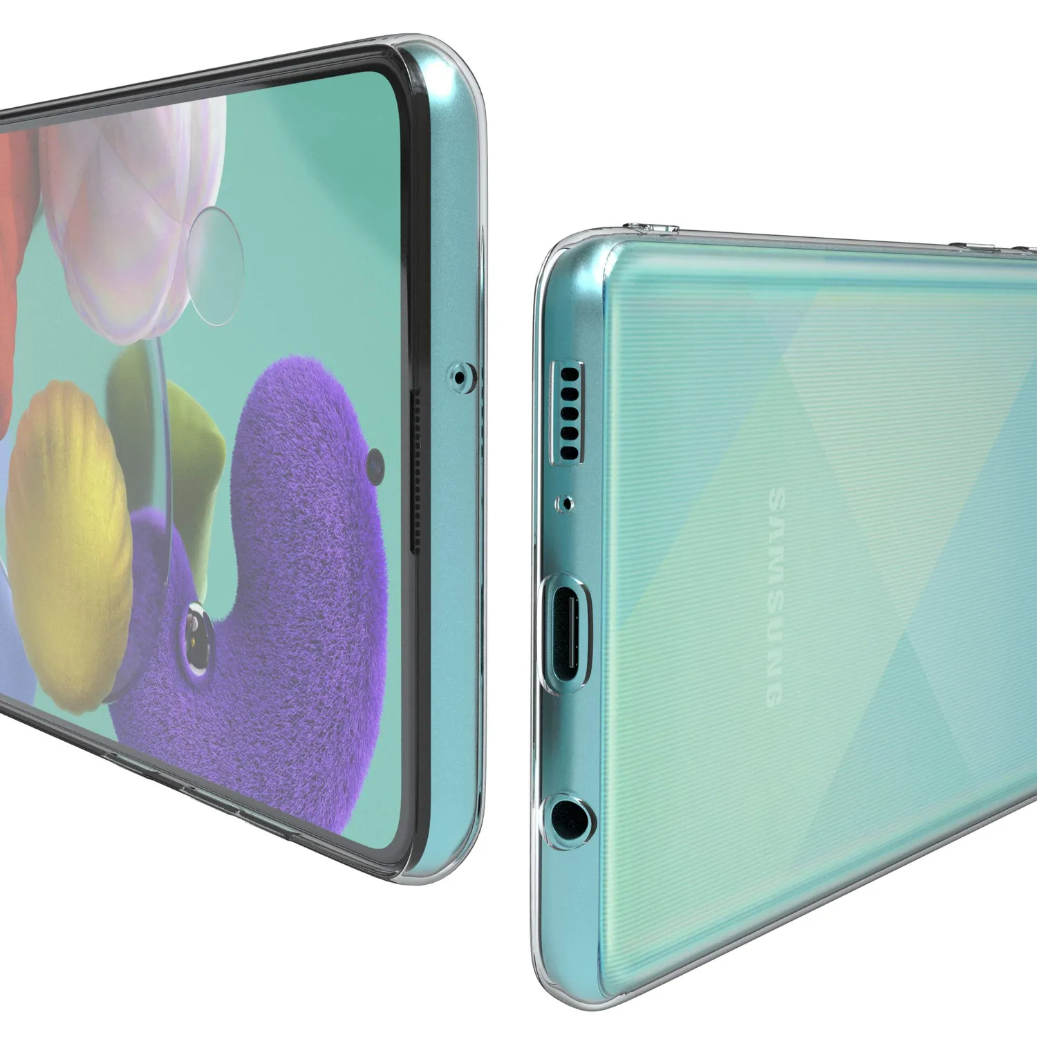 EAZY CASE Samsung Galaxy A51 Hülle Transparent Clear