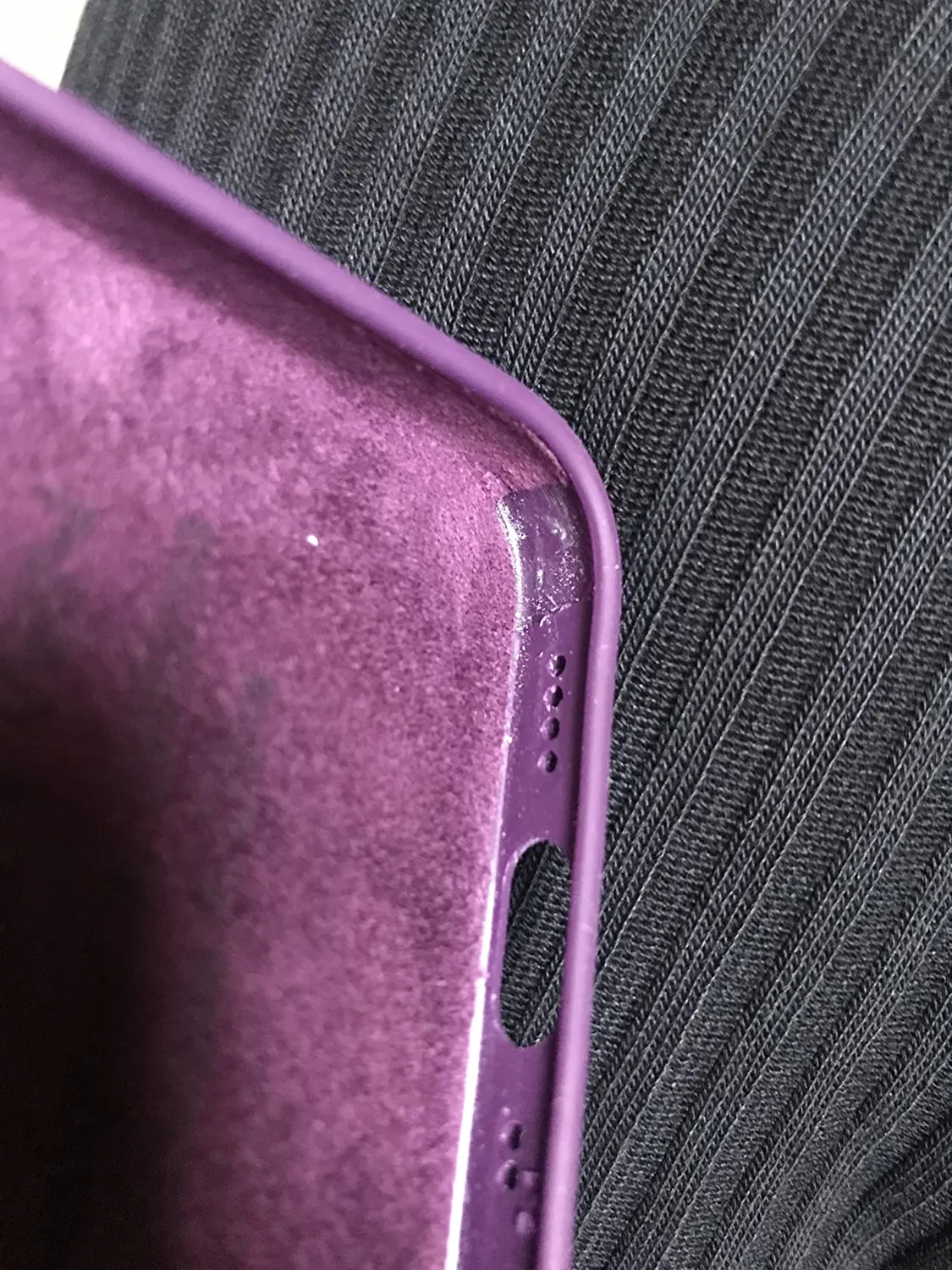 YATWIN iPhone 12 Mini Silikonhülle Weinrot Mikrofaser Glas