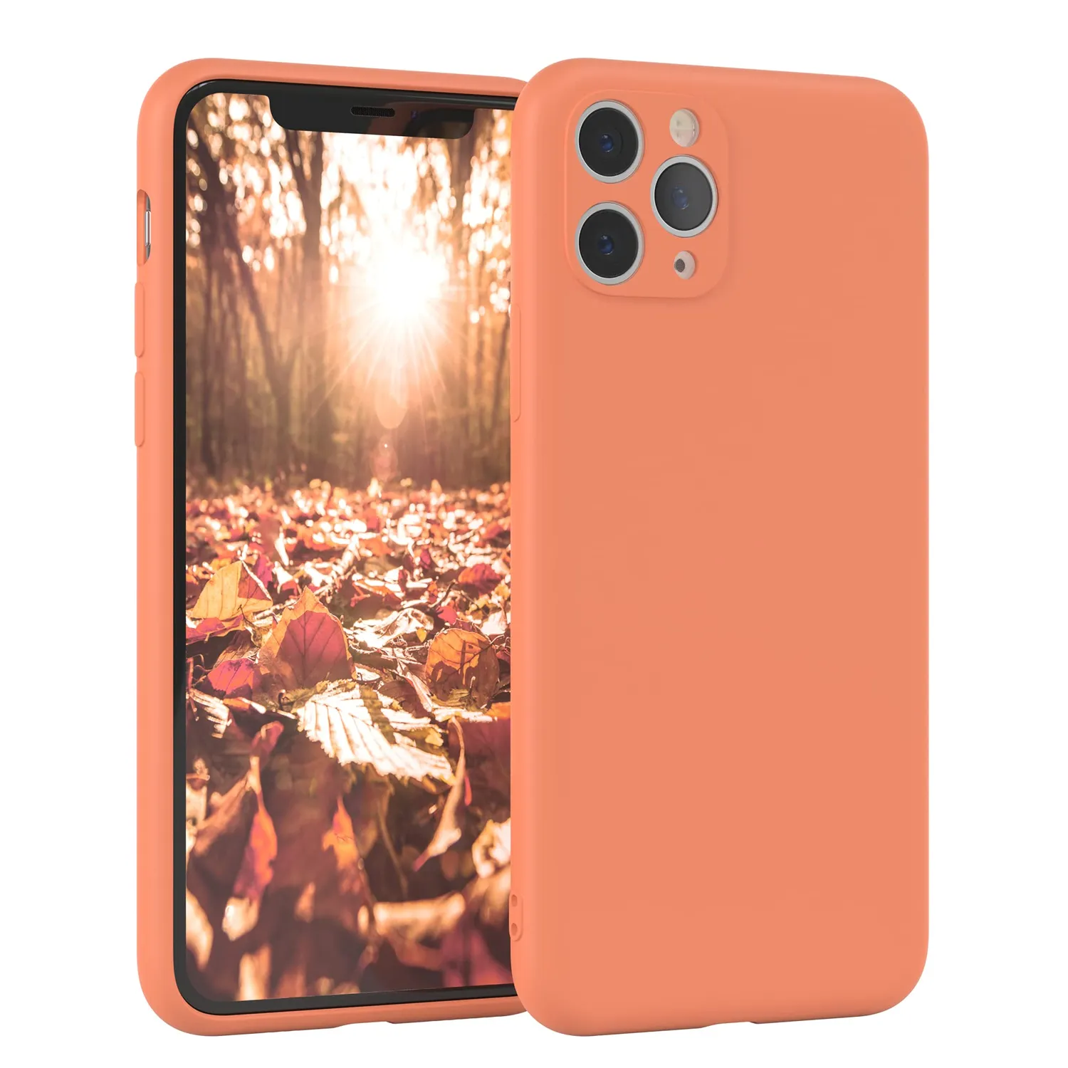 EAZY CASE Silikonhülle iPhone 11 Alt Rosa matt dünn