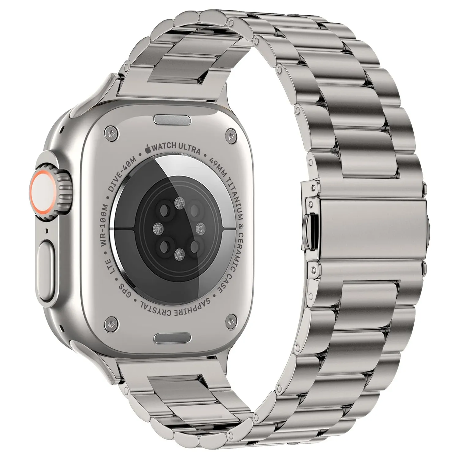 arktisband Apple Watch Ultra Edelstahl-Armband Titan
