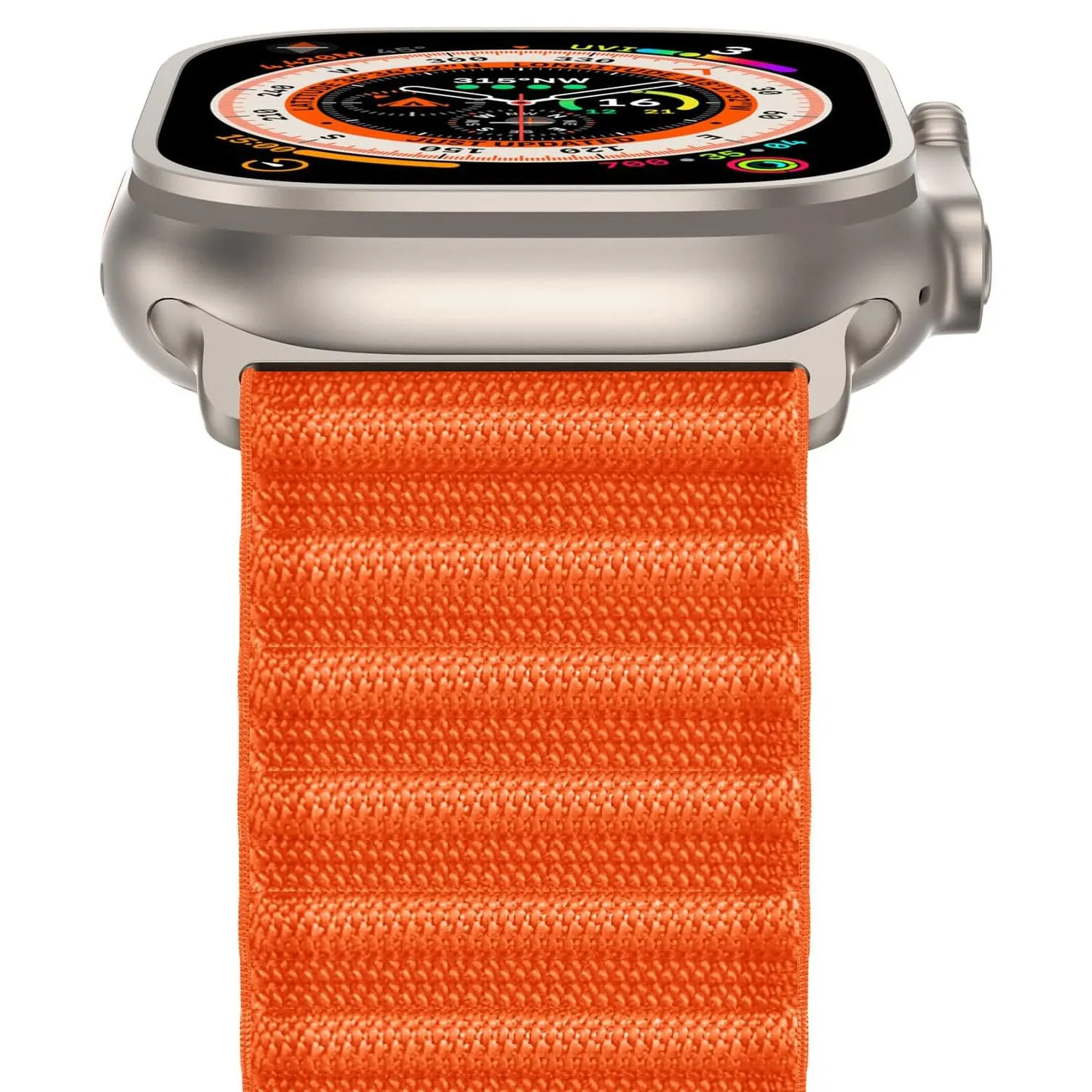 arktisband Venture Nylon-Armband 49/46/45/44 mm Iron Ash