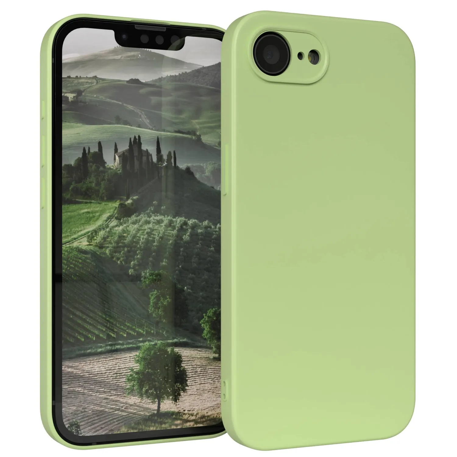 EAZY CASE iPhone Air Silikonhülle Petrol Matt Dünn
