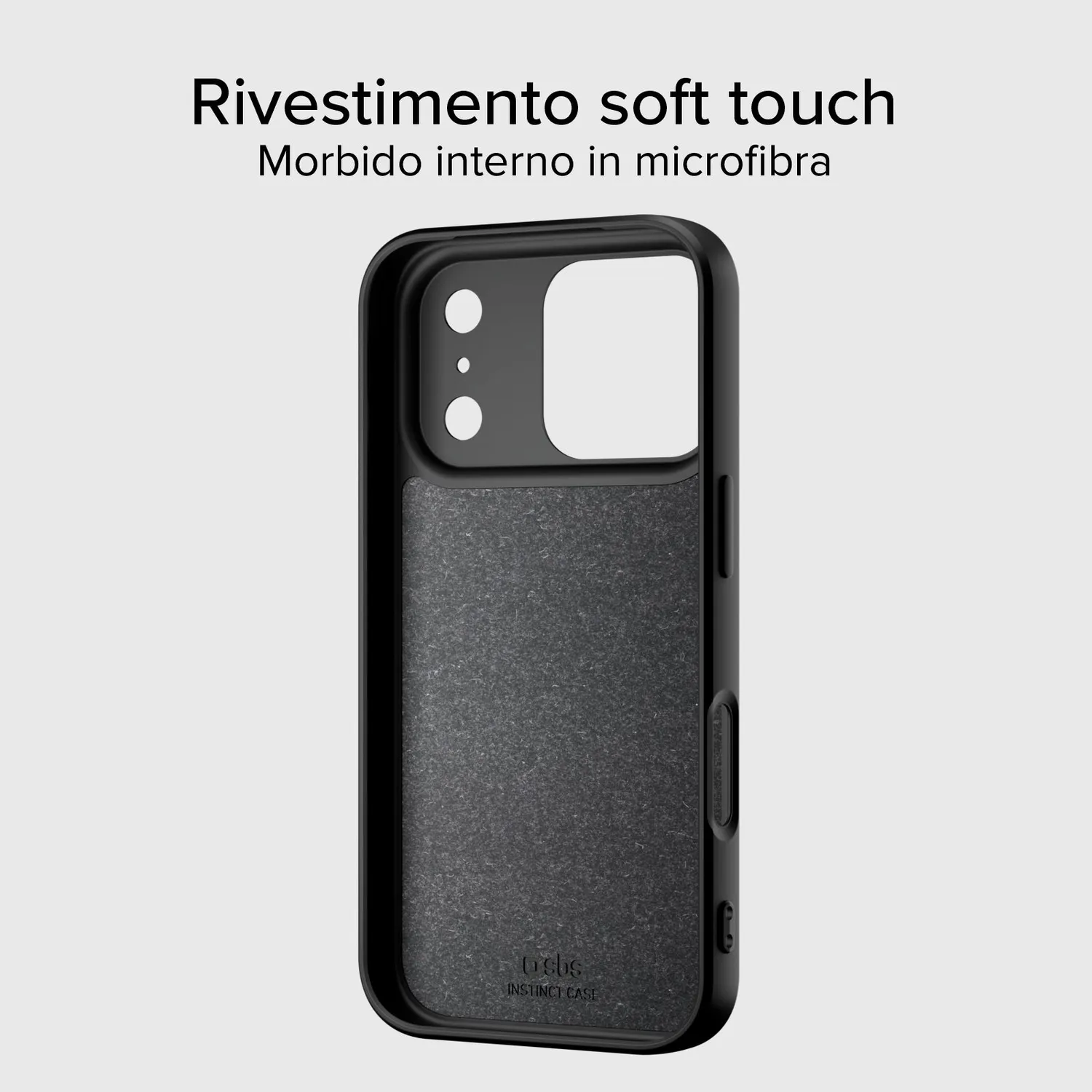 SBS Instinct Hülle iPhone 17 Pro / 18 Pro Schwarz TPU