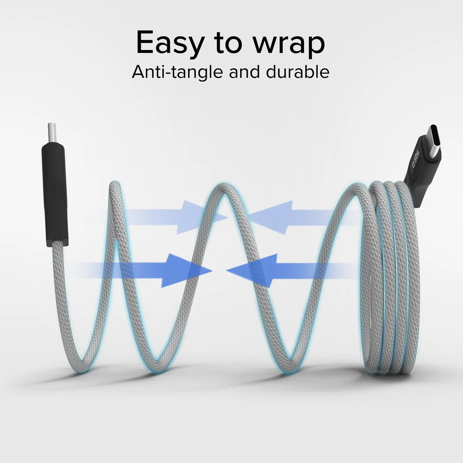 SBS USB-C Ladekabel magnetisch 1 m 60W