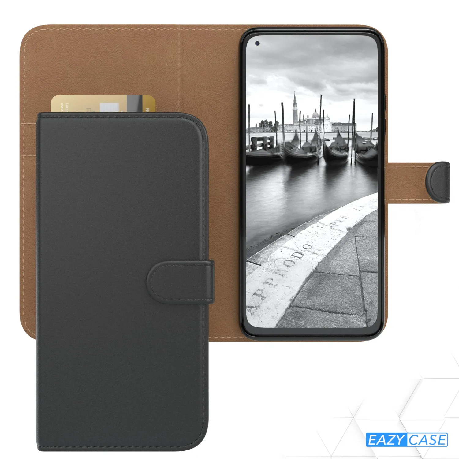 EAZY CASE Mi 10T / 10T Pro Klapphülle Book Schwarz Kartenfach