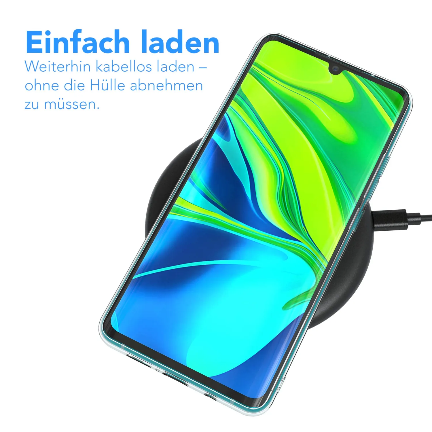 EAZY CASE Mi Note 10 Slimcover Transparent 0,8 mm
