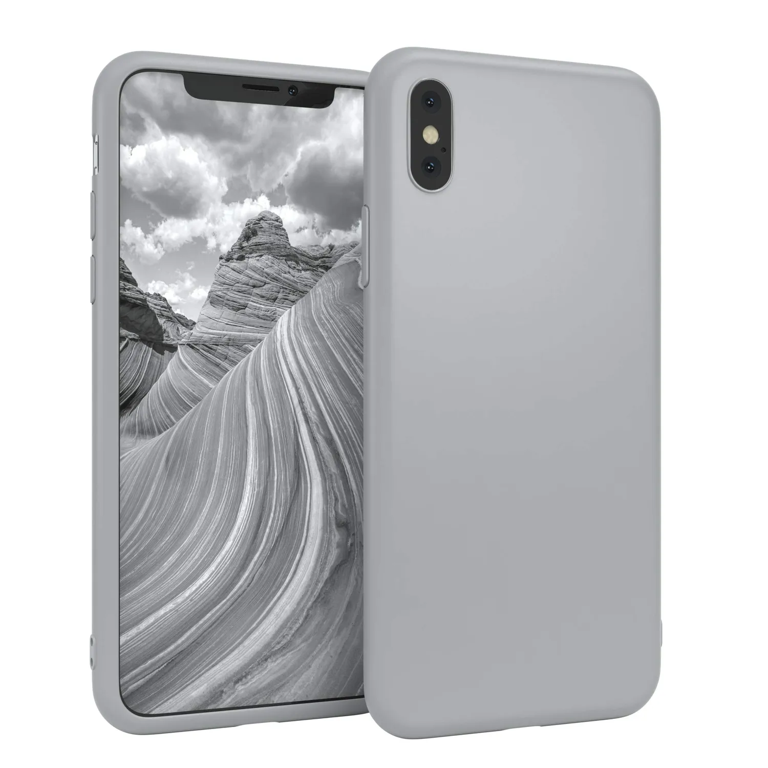EAZY CASE Book iPhone XS Max Klapphülle Schwarz Kartenfach