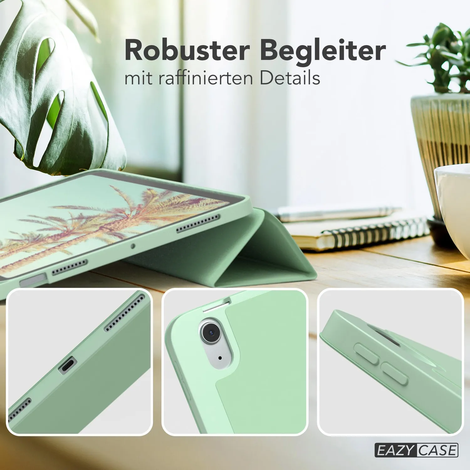 EAZY CASE iPad Air 4 Air 5 Smartcase Hell Grün Stifthalter