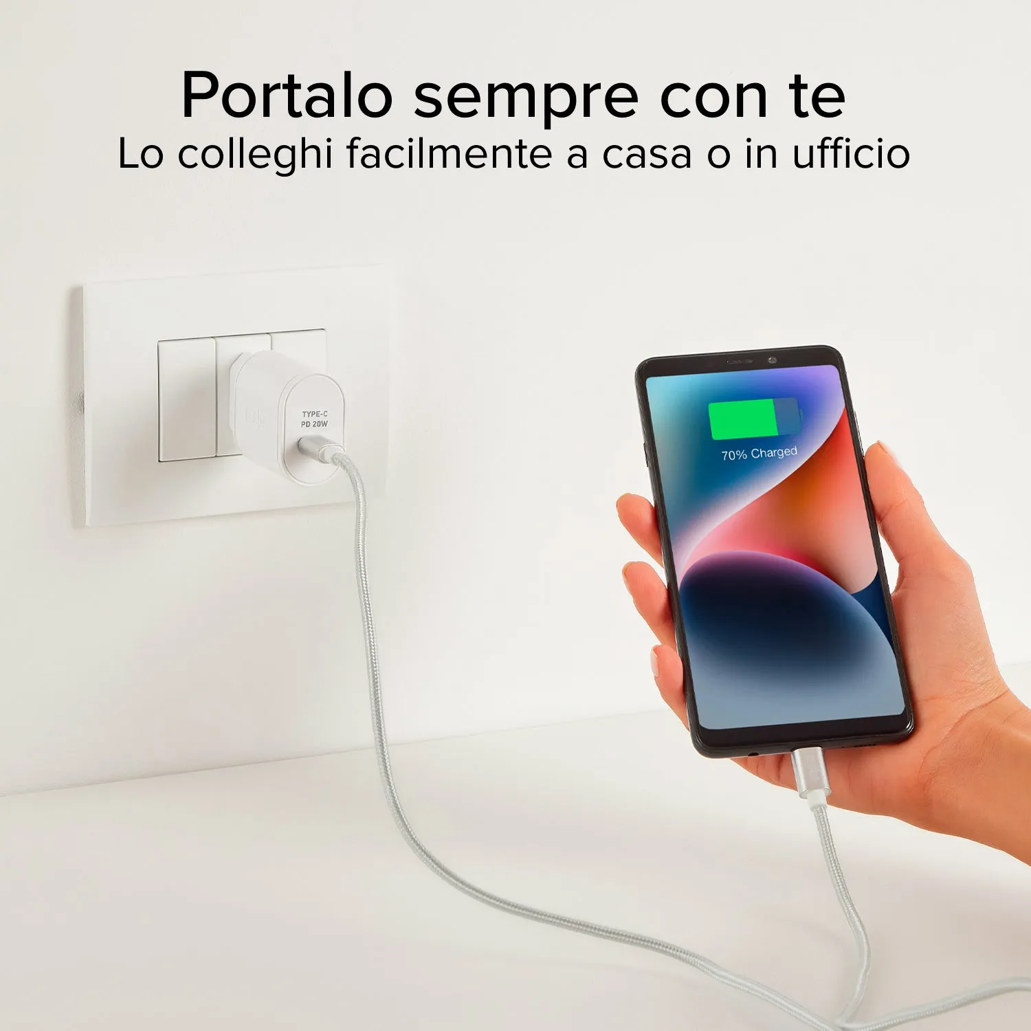 SBS Power Delivery Netzteil 20W USB-C Ladegerät schnell