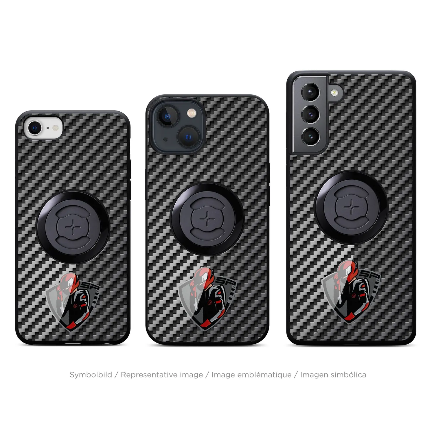 SP Connect Edition Carbon Rider Handyhülle Rot SPC+