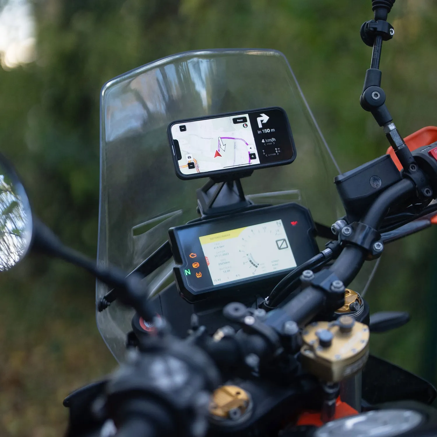 SP Connect GPS Cradle Mount Motorrad-Halterung Alu