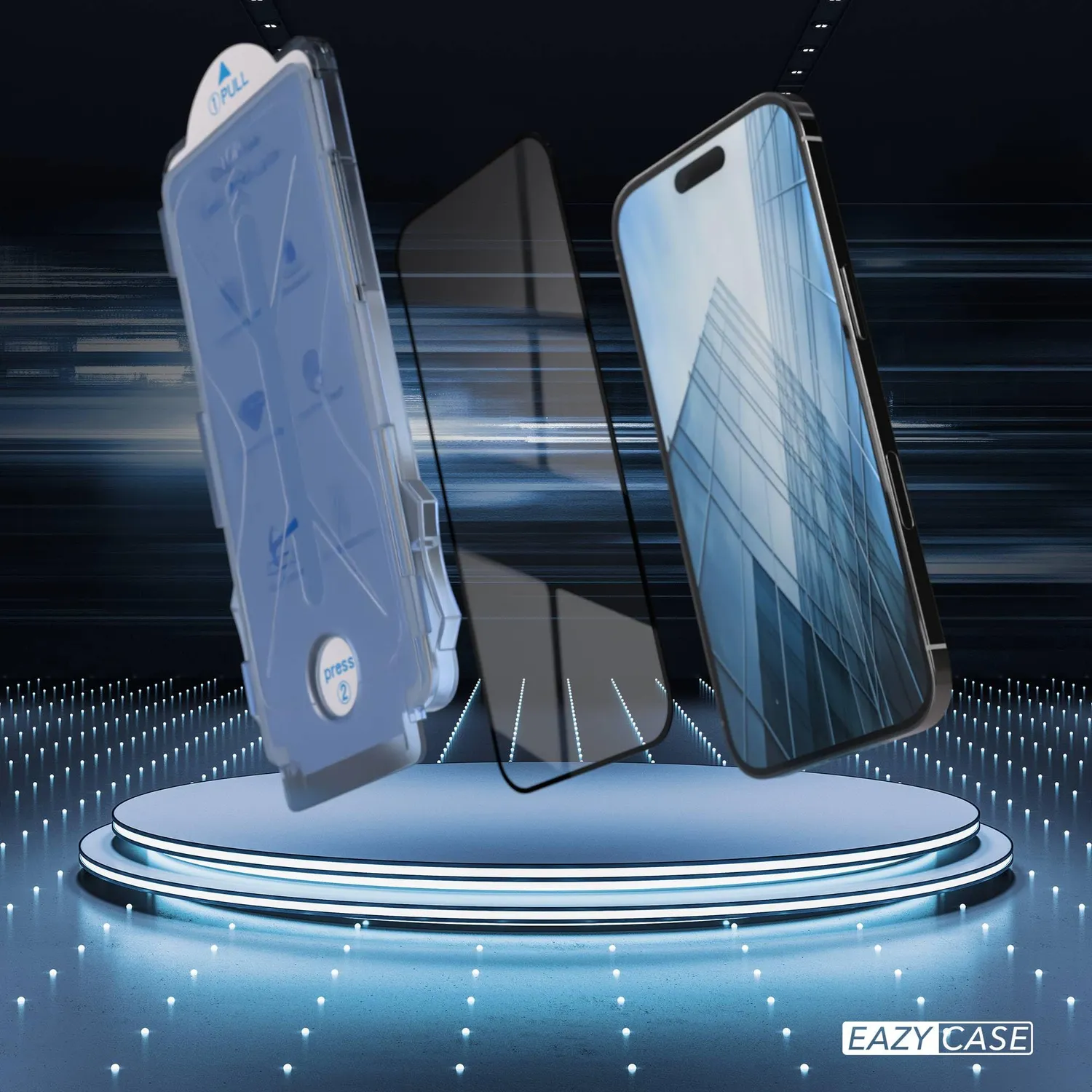 EAZY CASE iPhone Air Display-Schutzglas 2x 9H klar