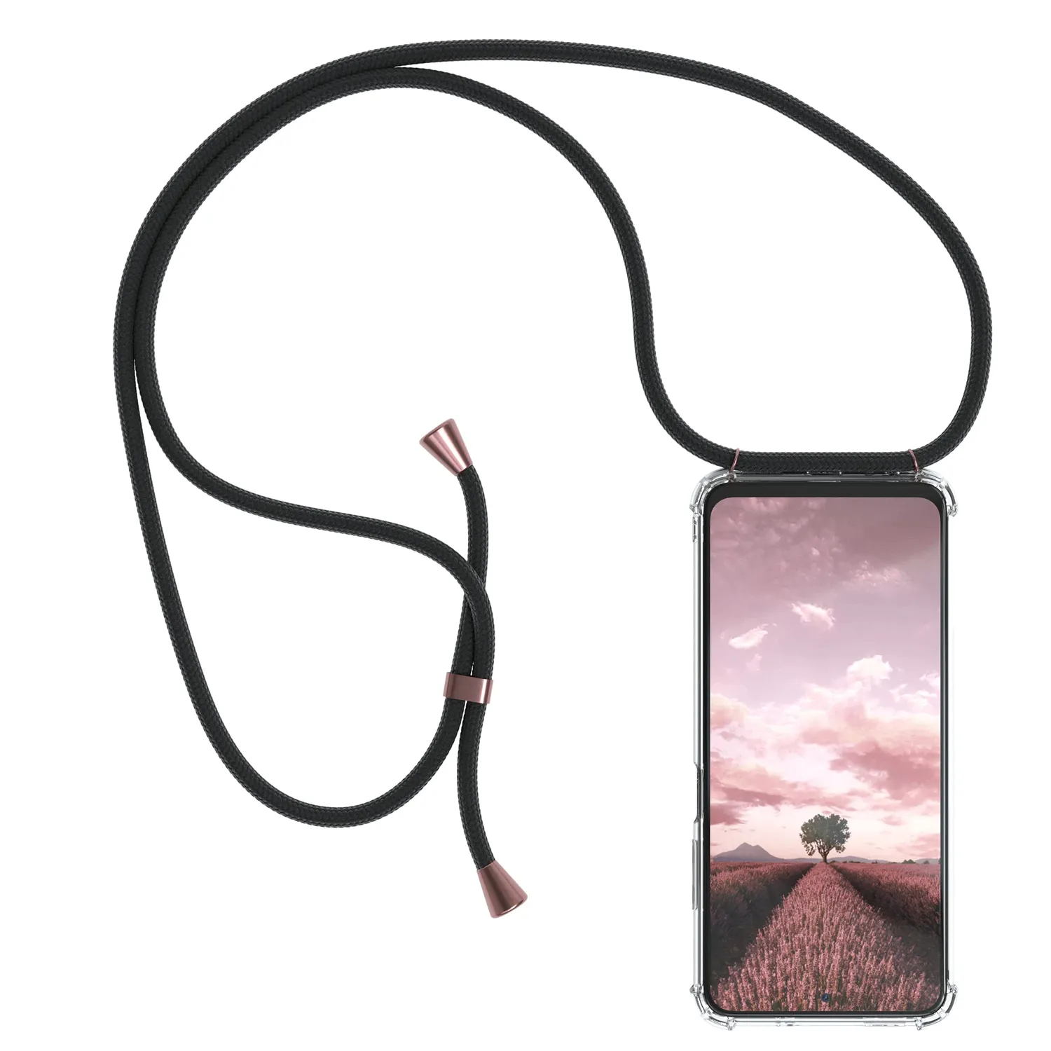 EAZY CASE Redmi Note 10 Handykette Bordeaux Camouflage