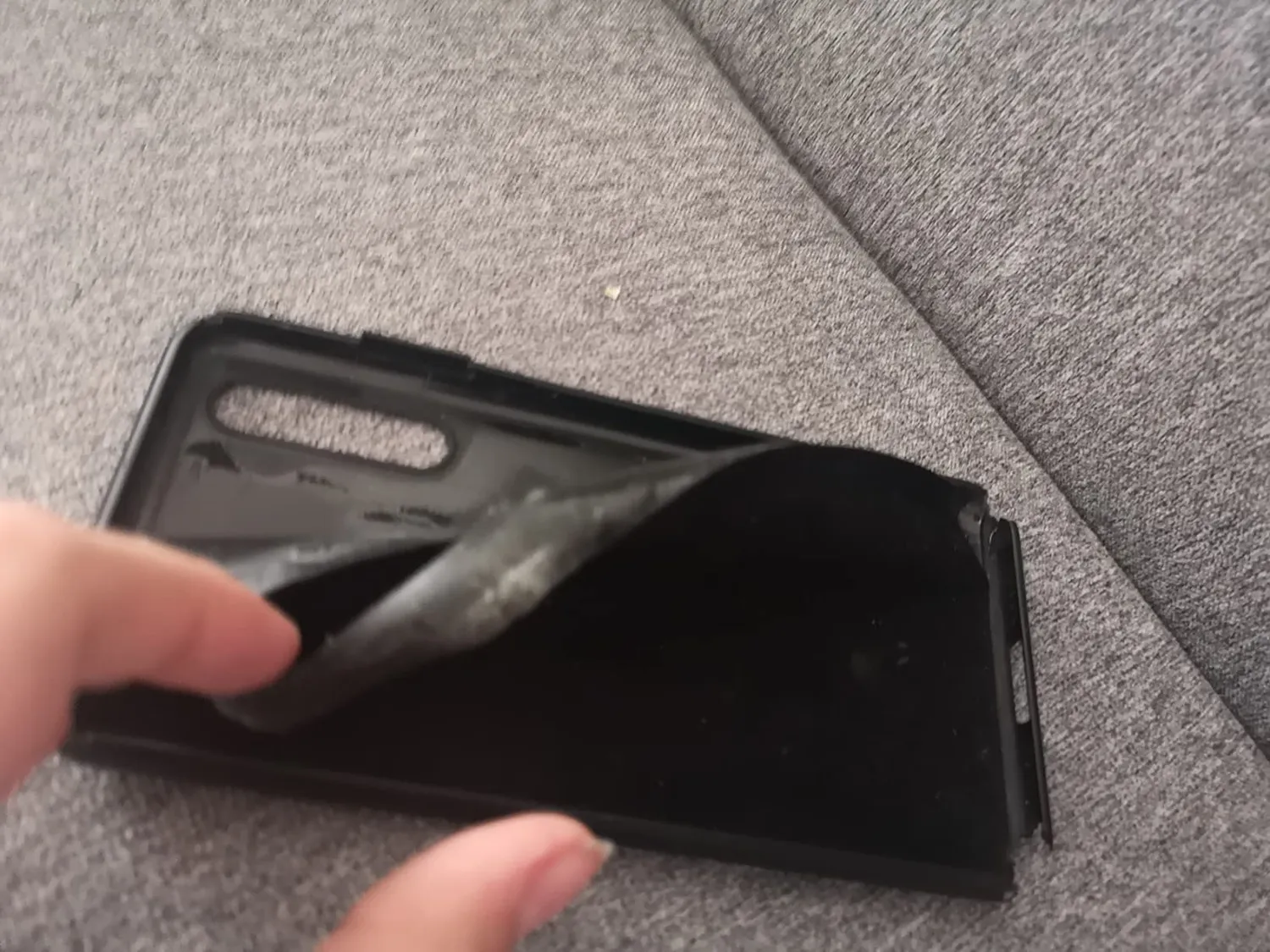 YATWIN Huawei P20 Pro Handyhülle Silikon Schwarz Mikrofaser