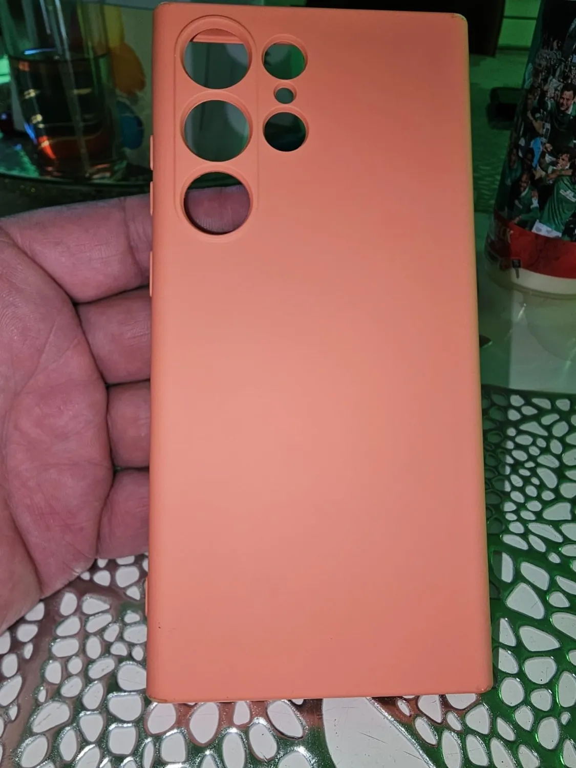 EAZY CASE Silikonhülle Galaxy S23 Ultra Altrosa