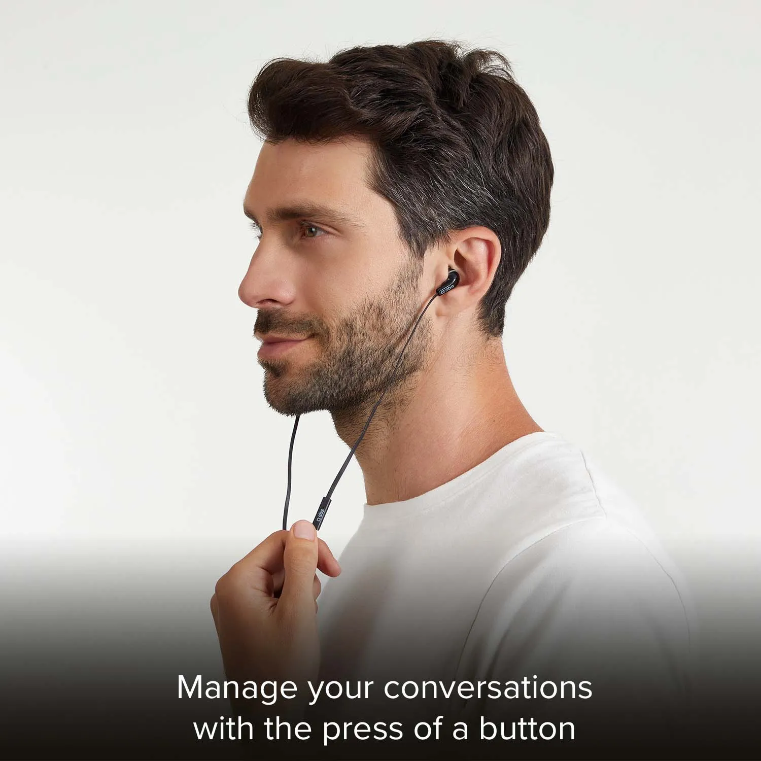 SBS Studio Mix 30 In-Ear Kopfhörer Schwarz Kabel 3,5mm