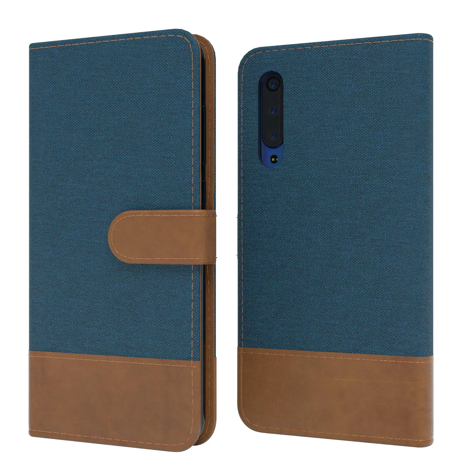EAZY CASE Xiaomi Mi 9 Klapphülle schwarz Bookstyle