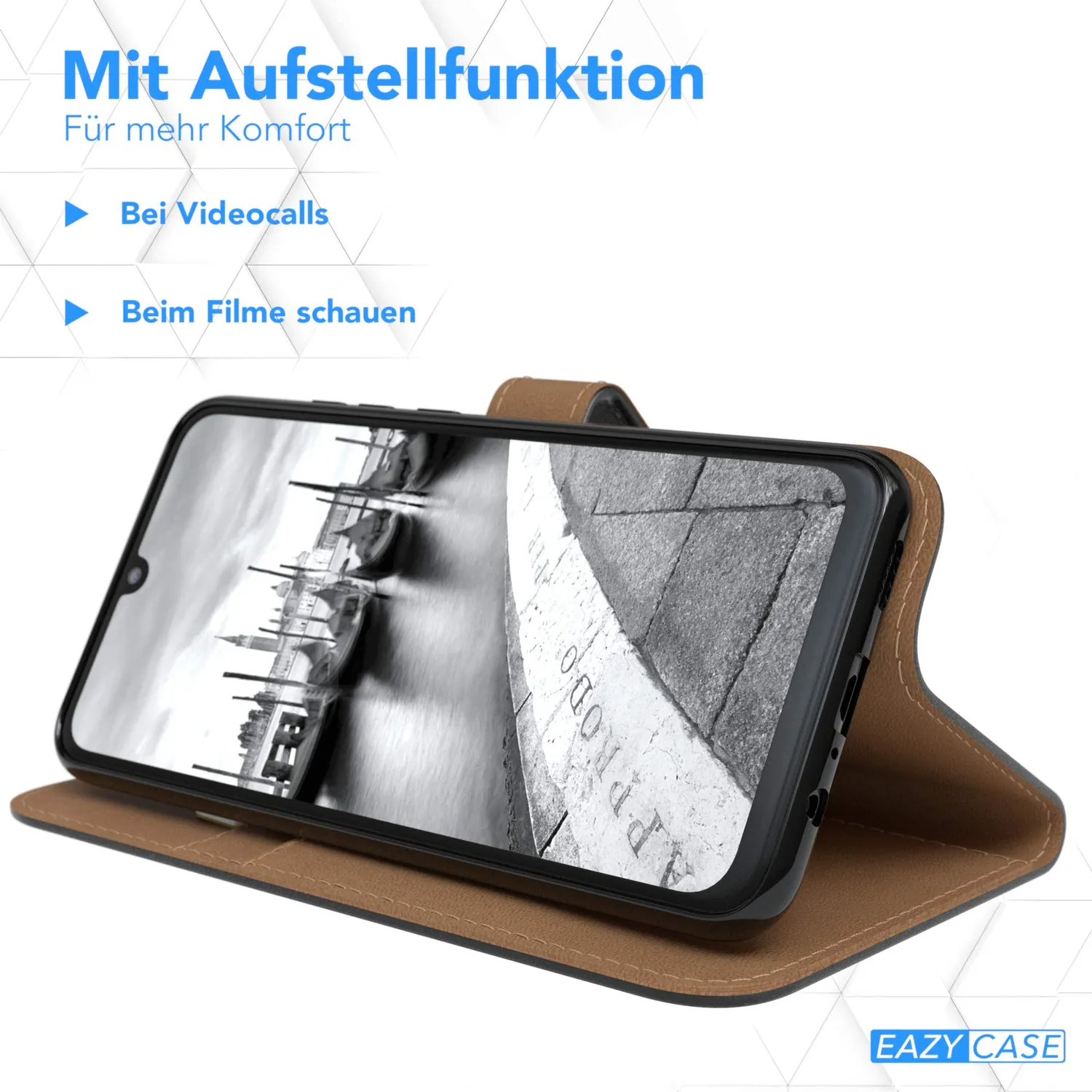 EAZY CASE P Smart 2020 Klapphülle Book Schwarz Standfunktion