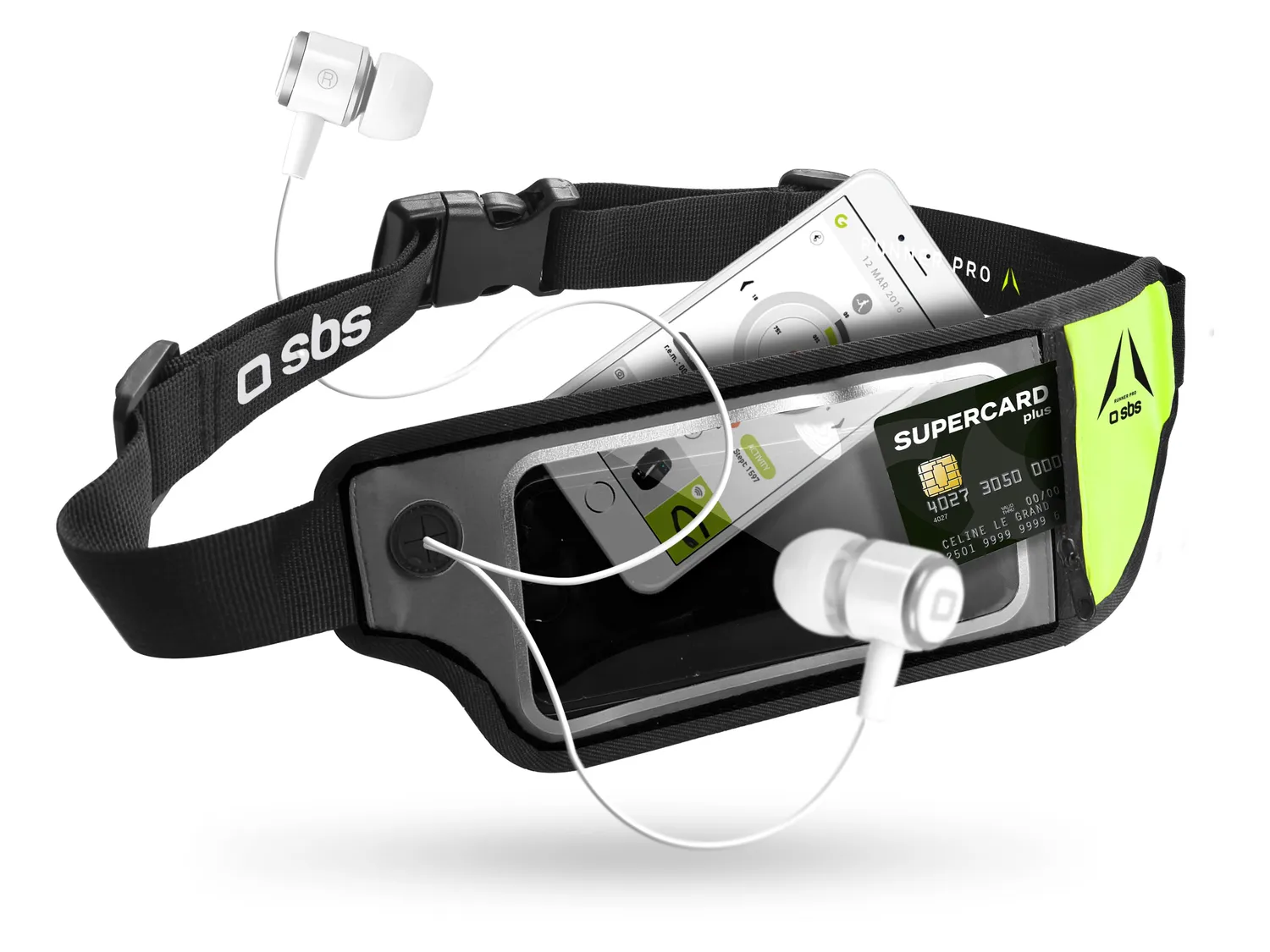 SBS Runner Pro 6,7 Zoll Sportgürtel Schwarz Touch