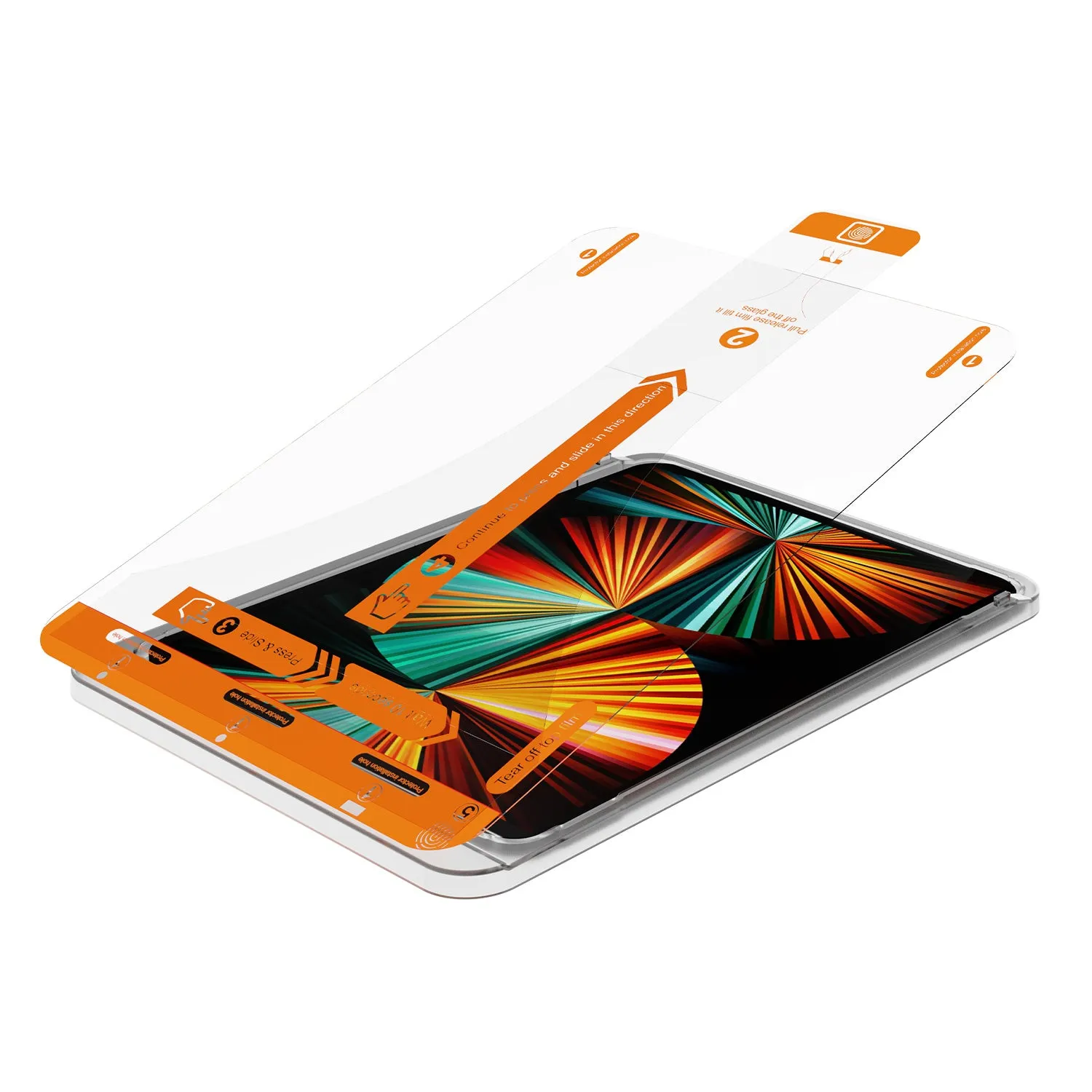 arktis REVOLUTION iPad Panzerglas mit Rahmen
