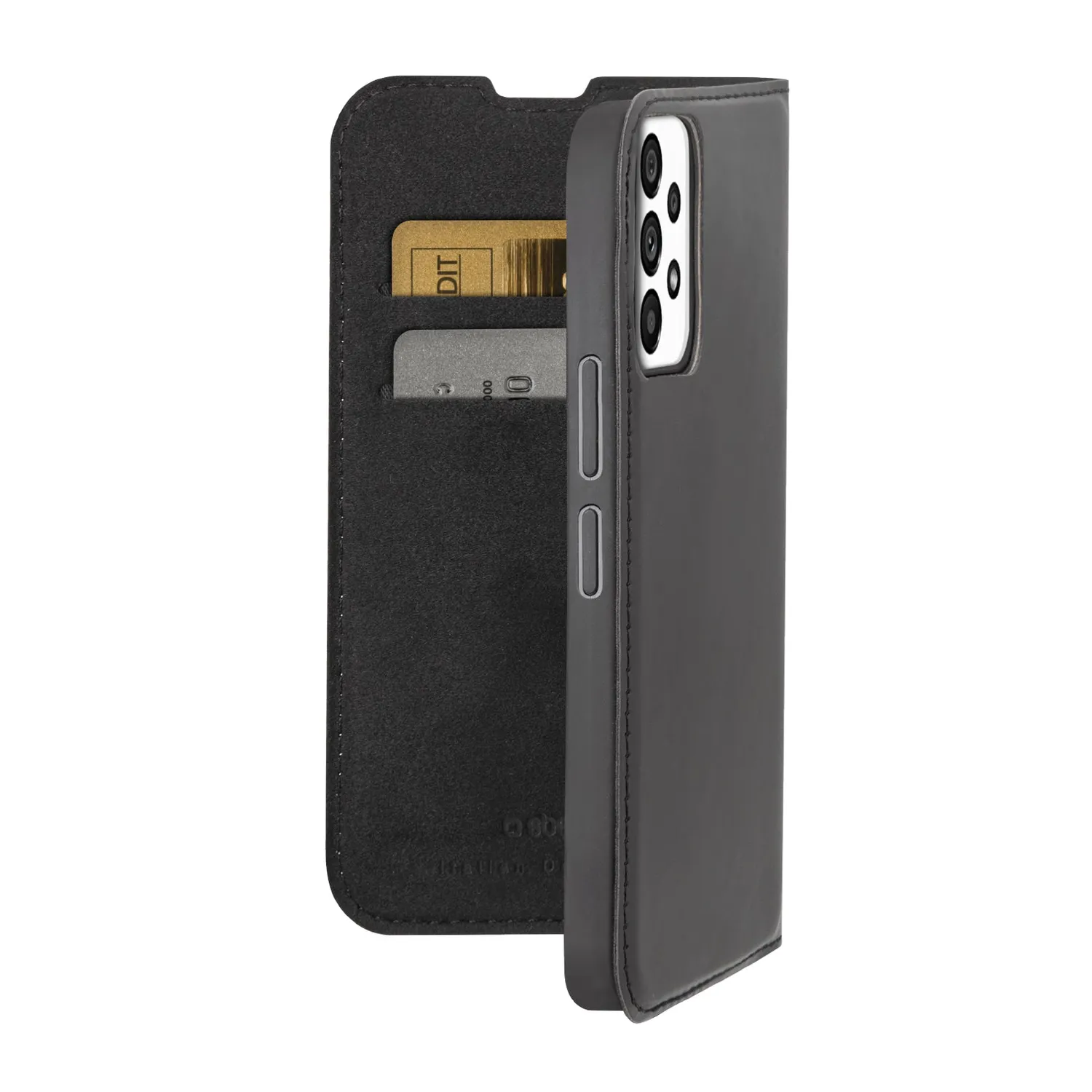 SBS Book Wallet Lite Galaxy A53 Handyhülle Schwarz mit Kartenfach