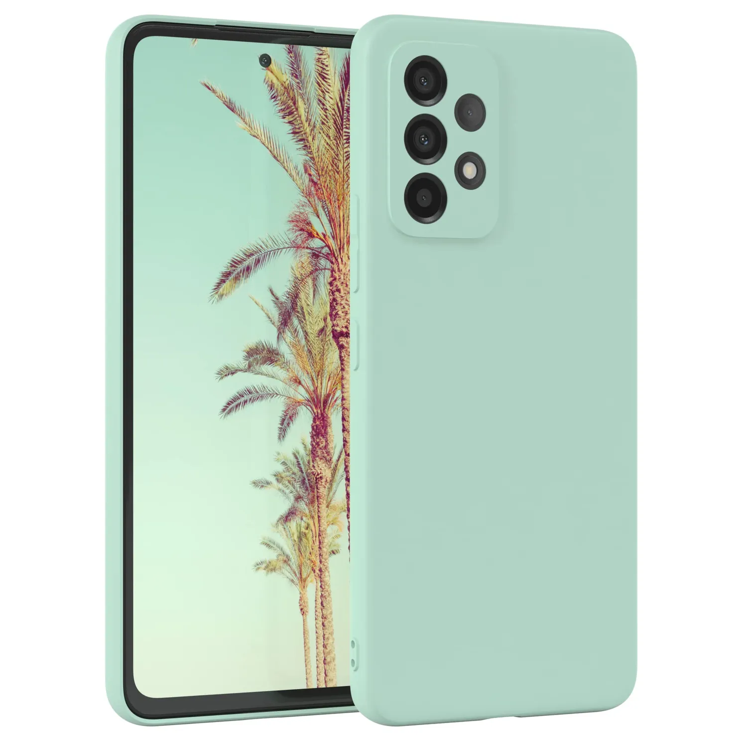 EAZY CASE Silikonhülle Galaxy A23 5G Alt Rosa matt