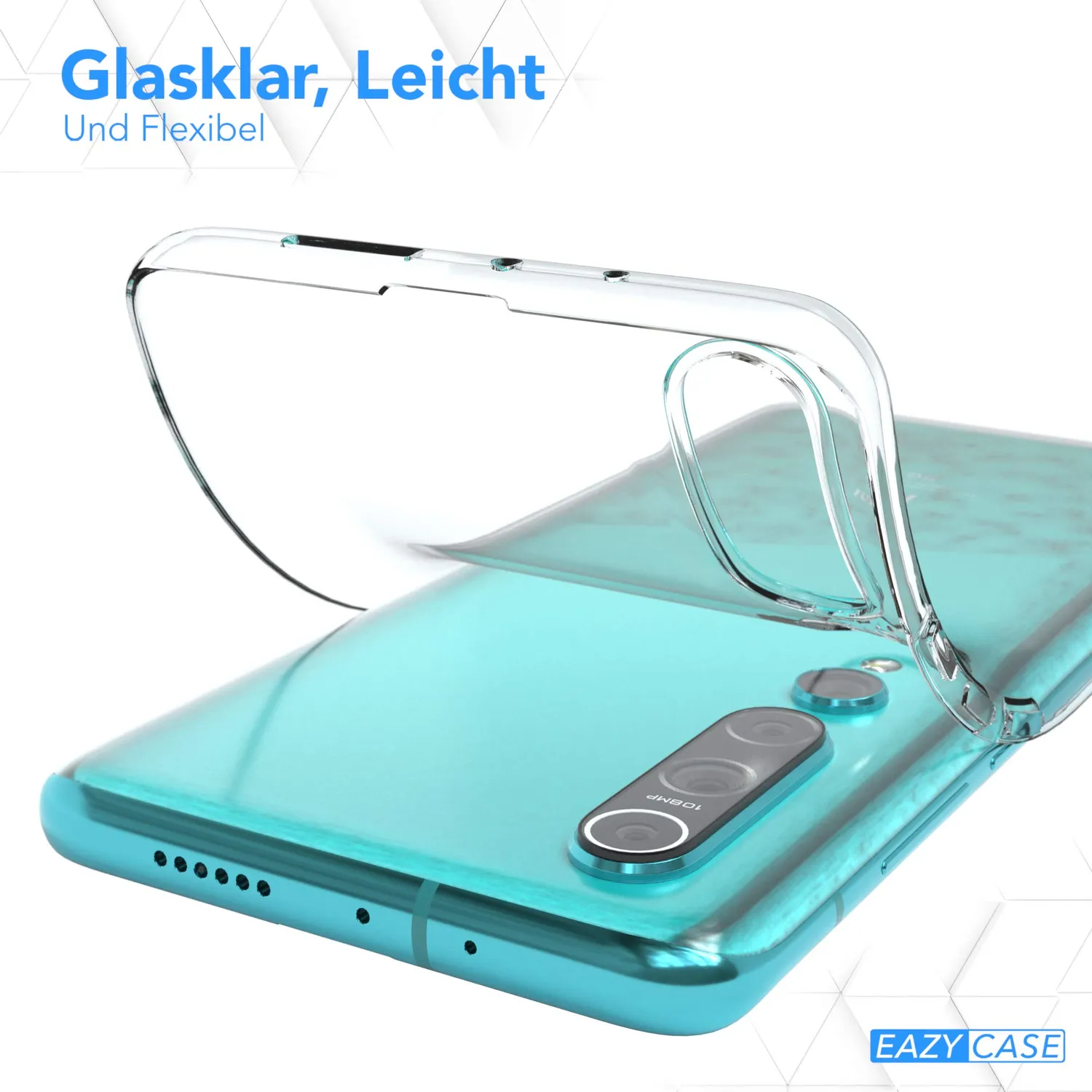 EAZY CASE Xiaomi Mi 10 Silikonhülle transparent ultra dünn